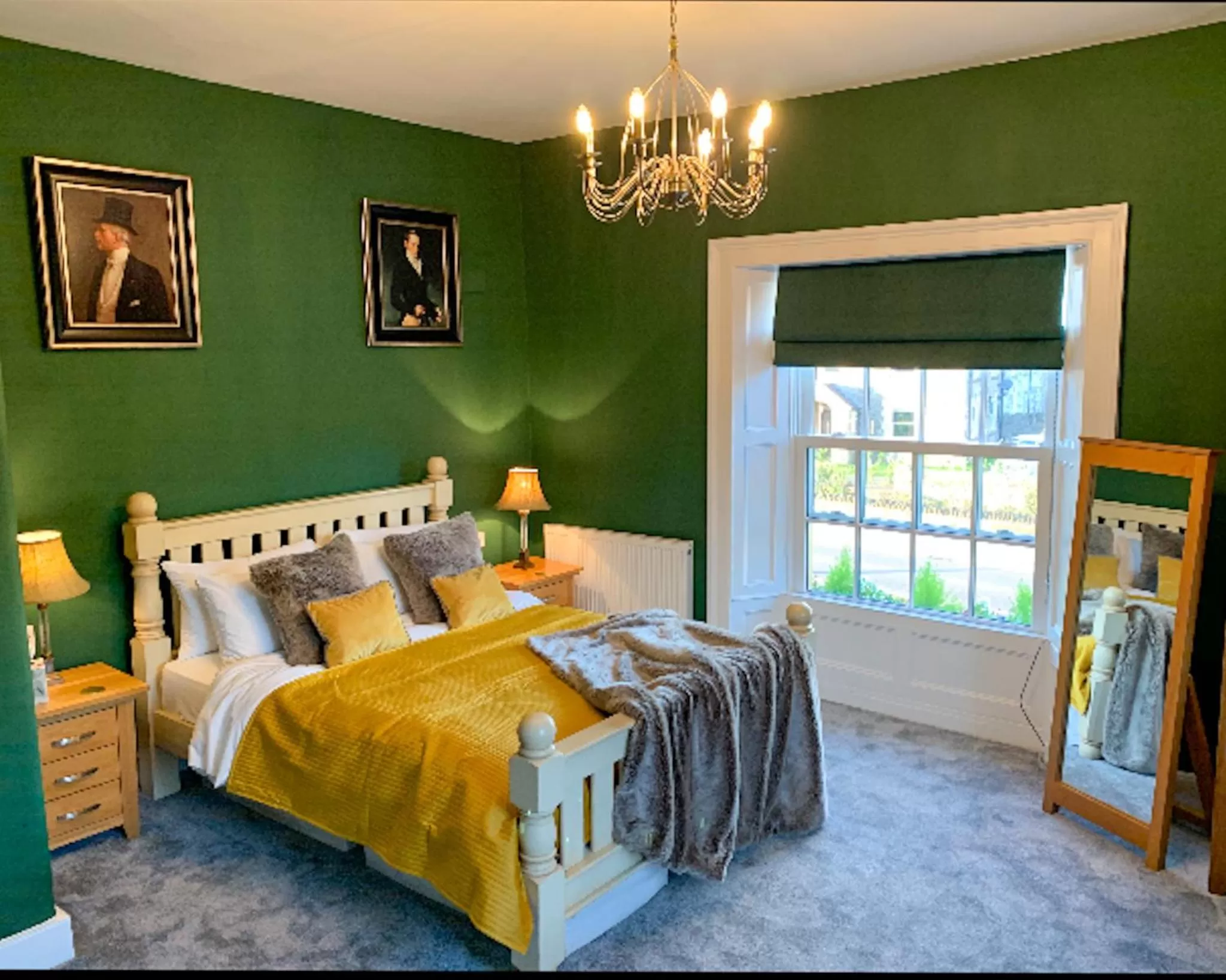 Bed in The Bell at Old Sodbury