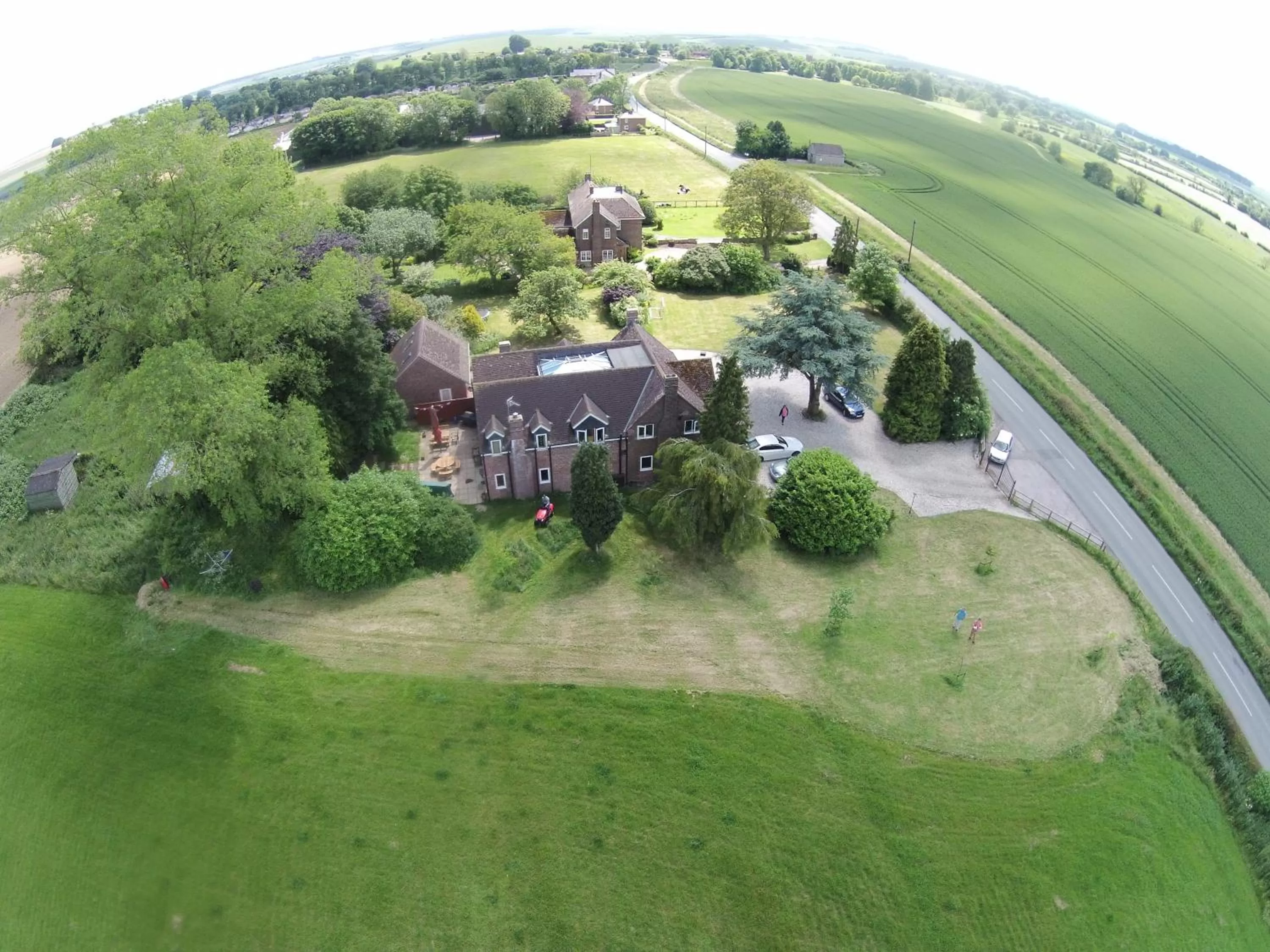 Bird's eye view in B&B Dorwyn Manor