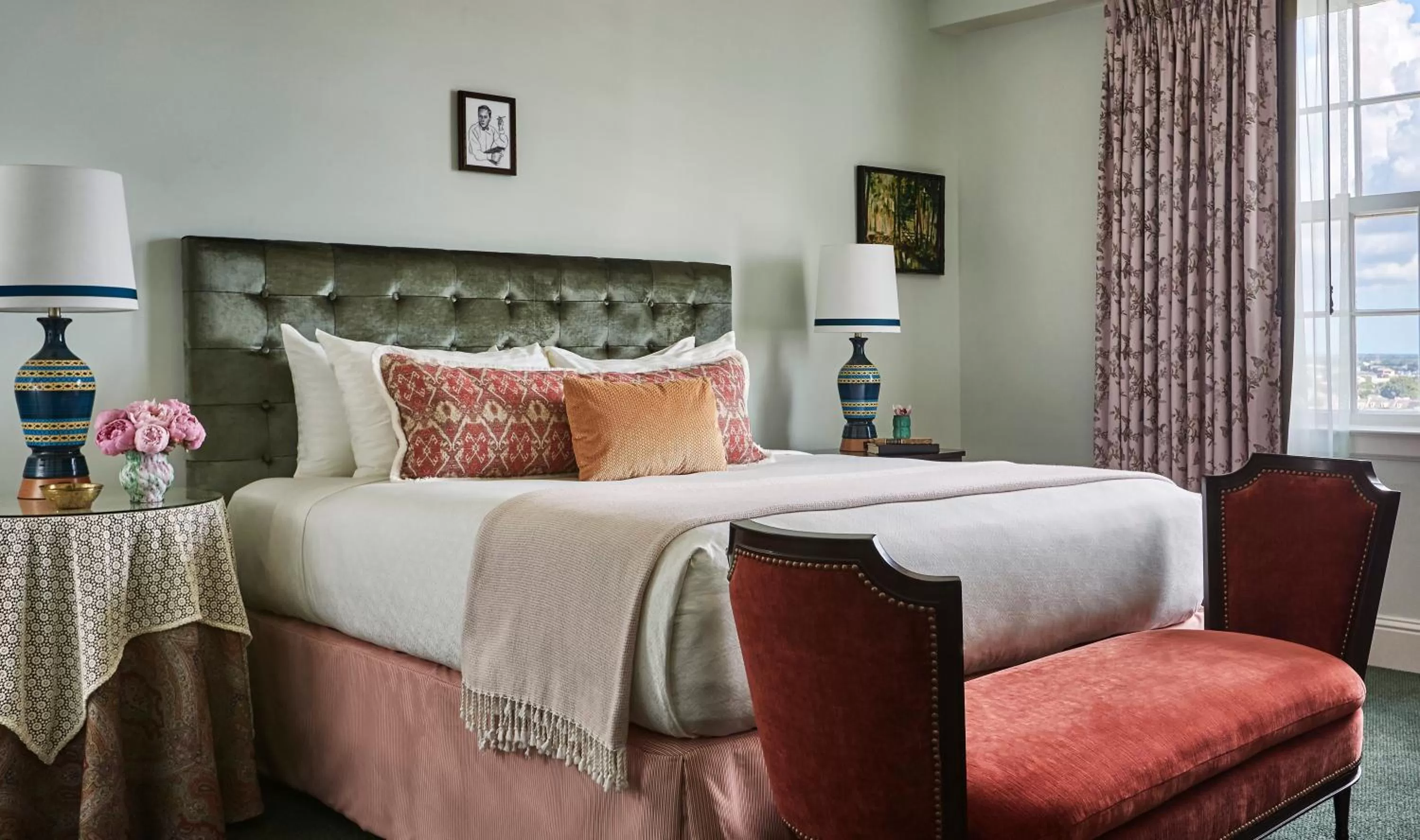 Day, Bed in The Pontchartrain Hotel