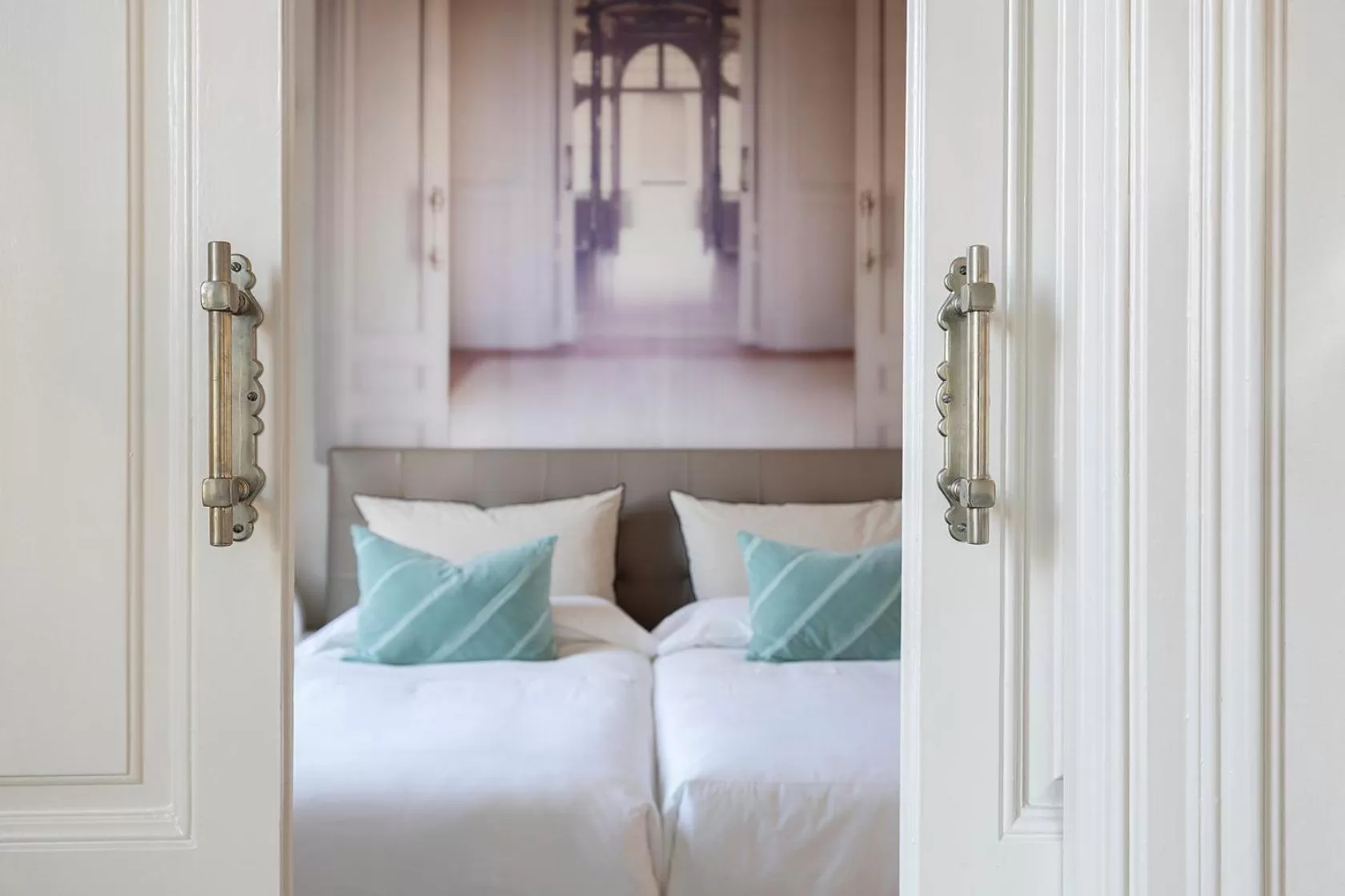 Bed in El Palauet Modernist Suites Barcelona