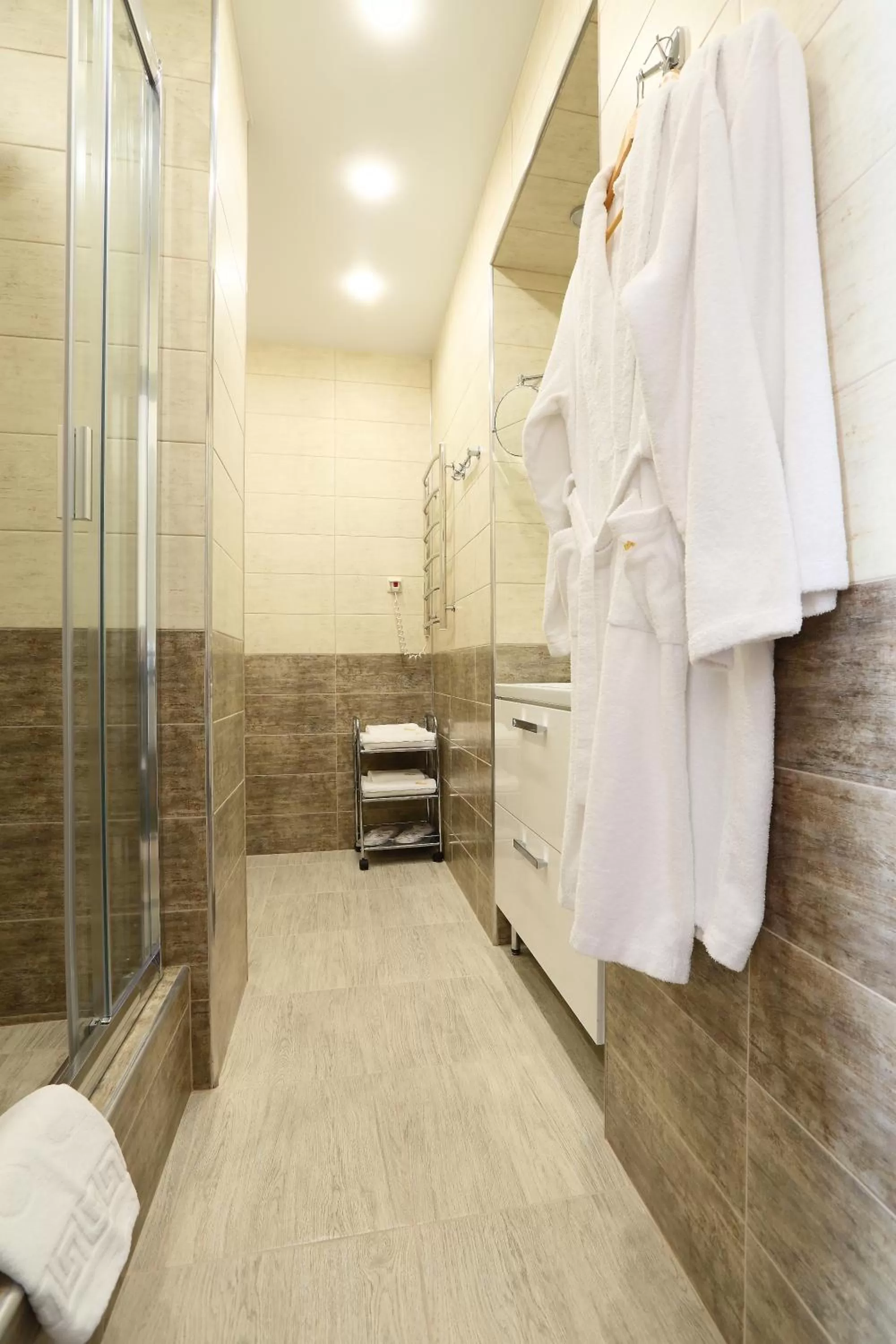 Bathroom in Oberig Hotel