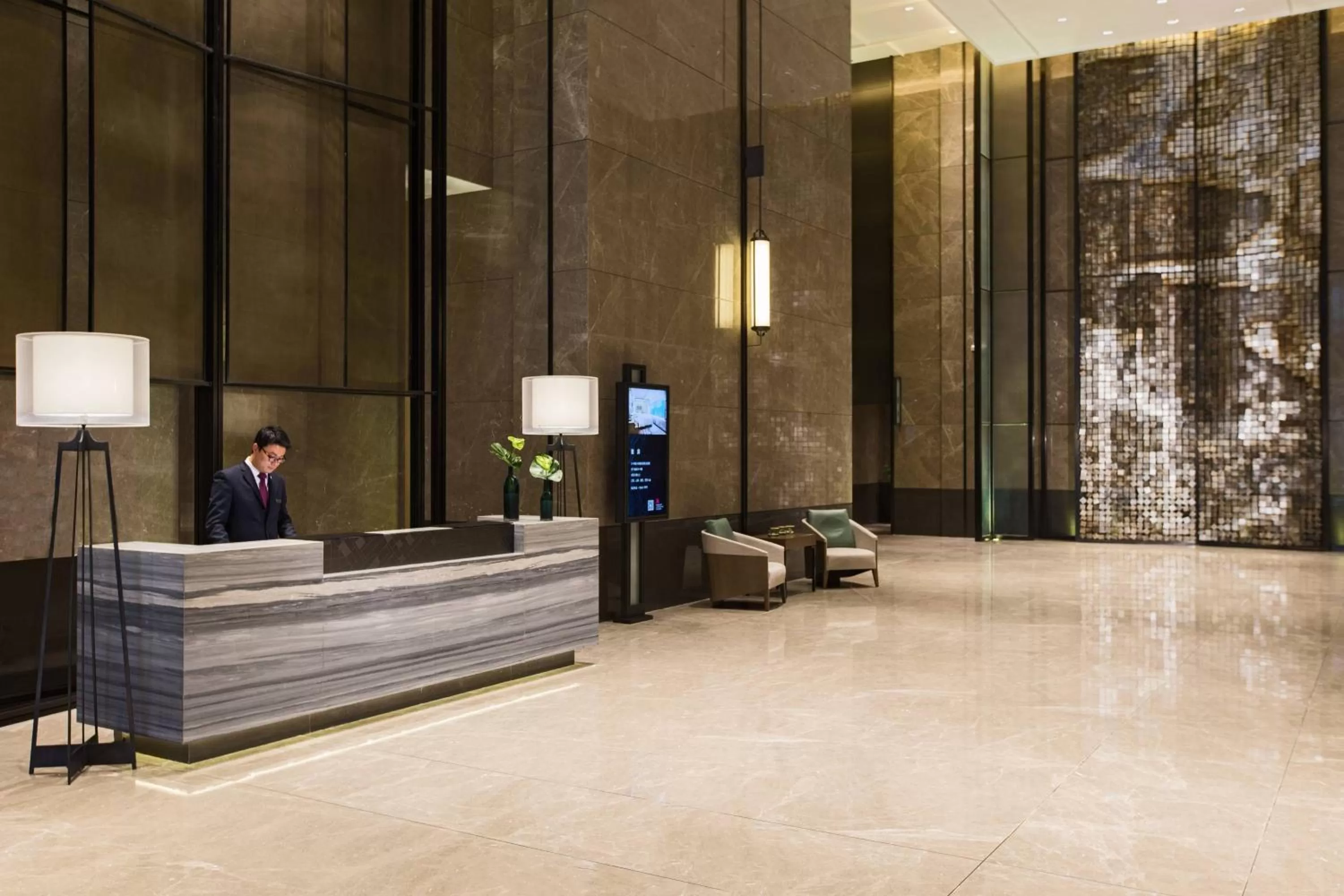 Lobby or reception in Chongqing Marriott Hotel