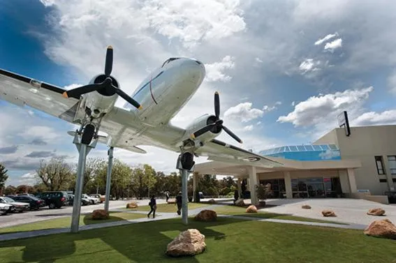 Garden view in Club Mulwala Resort