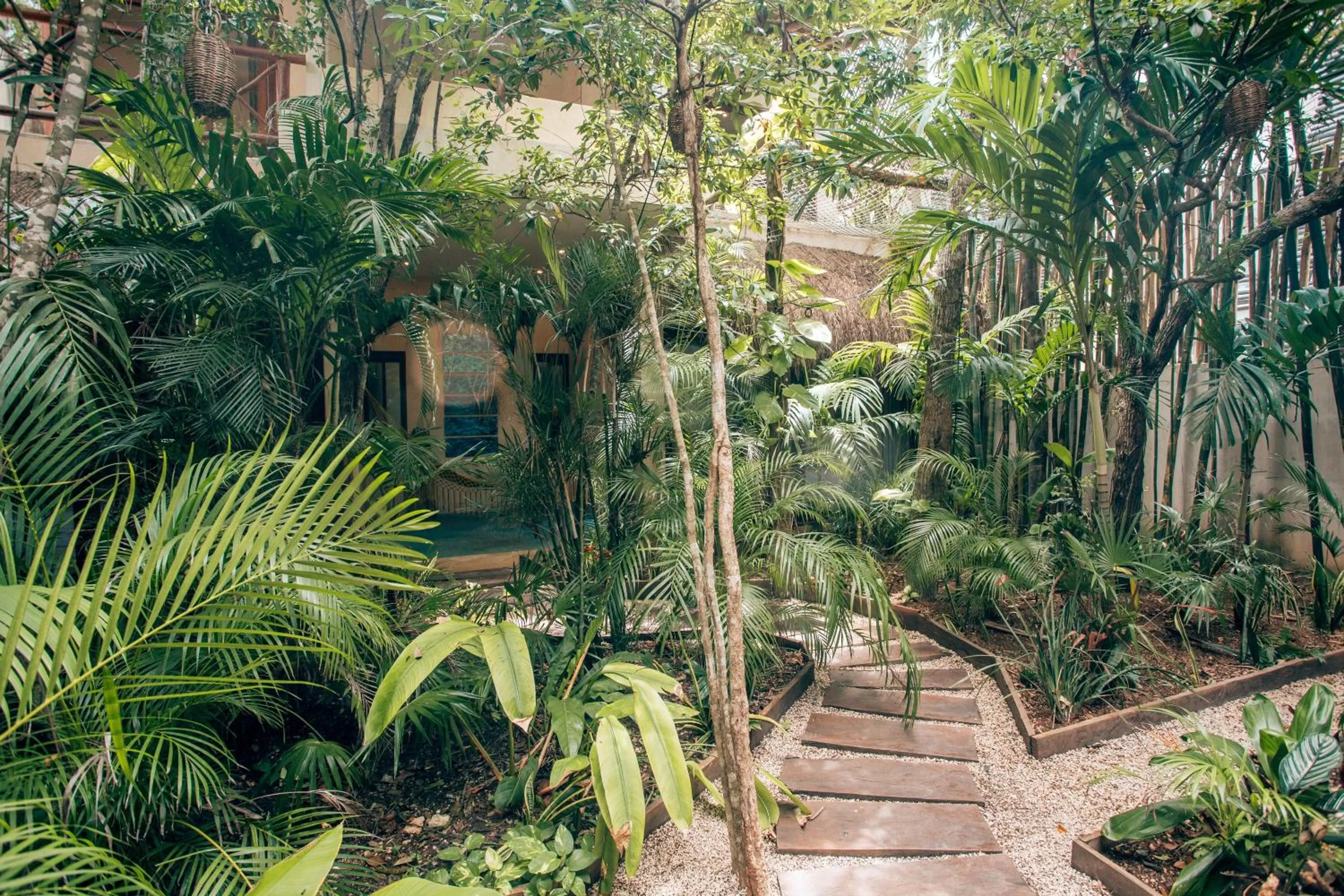 Garden in Orchid House Tulum Jungle