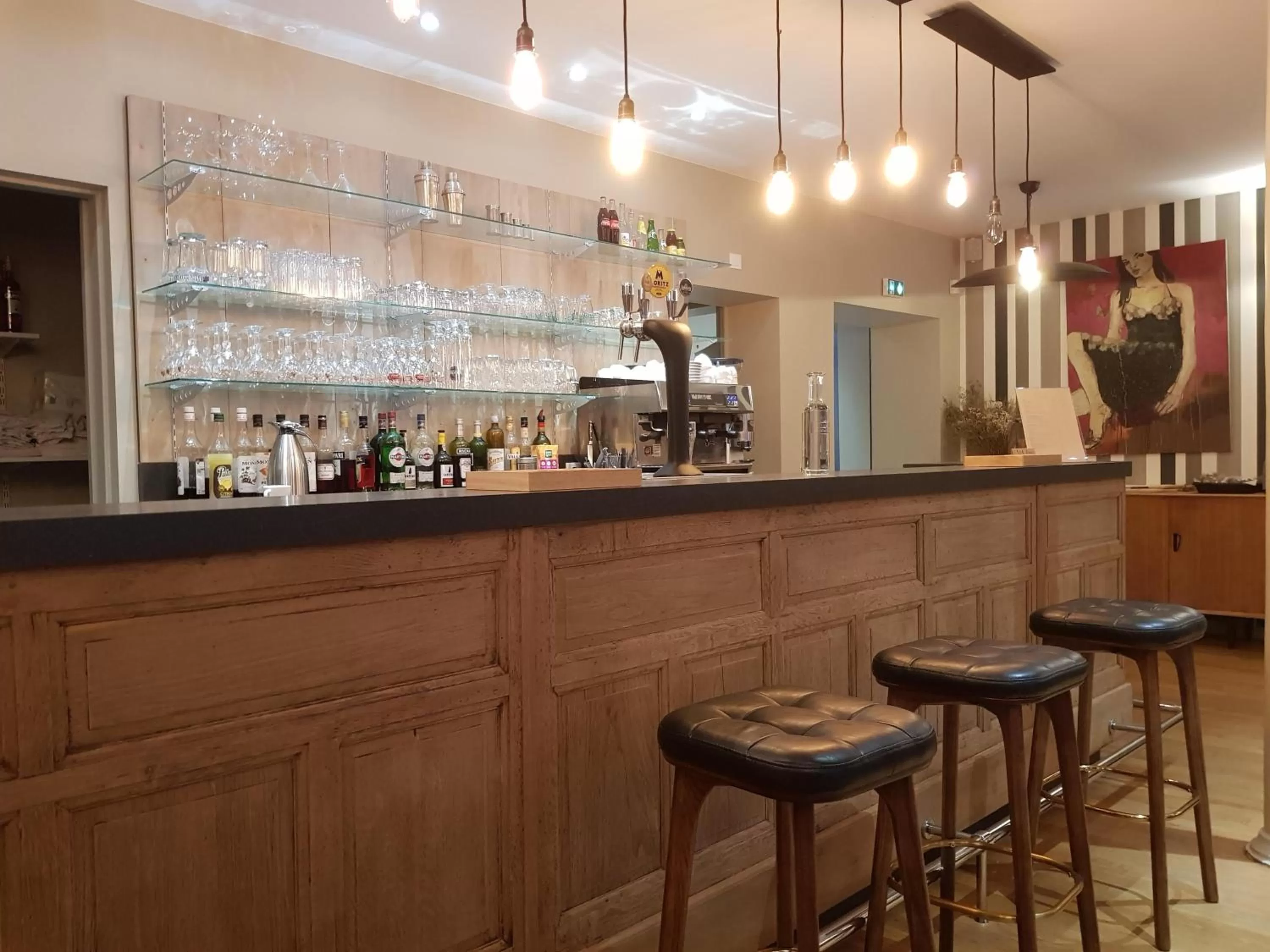 Lounge or bar in Les Cabines