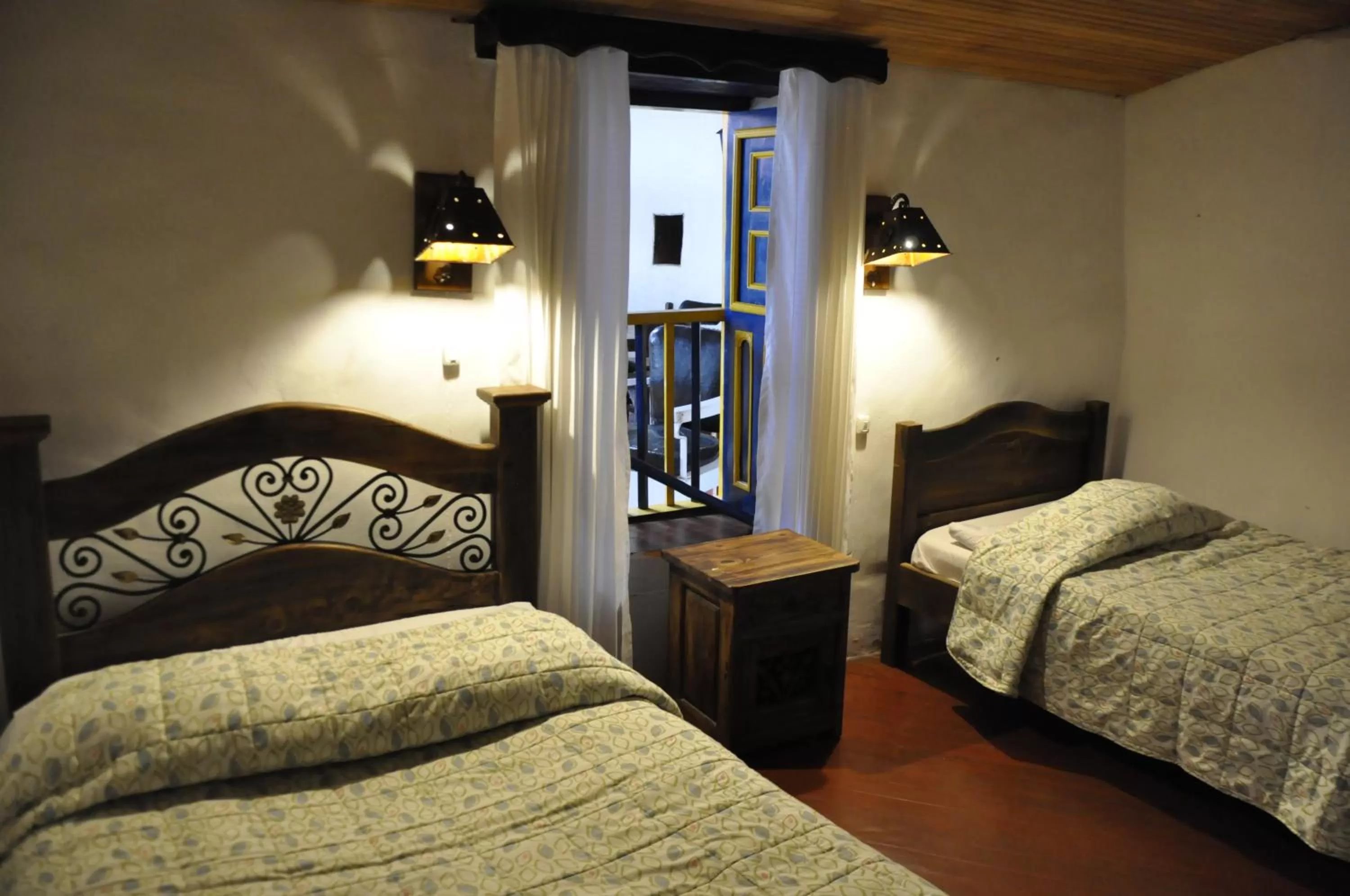 Bed in Hotel Museo la Posada del Molino