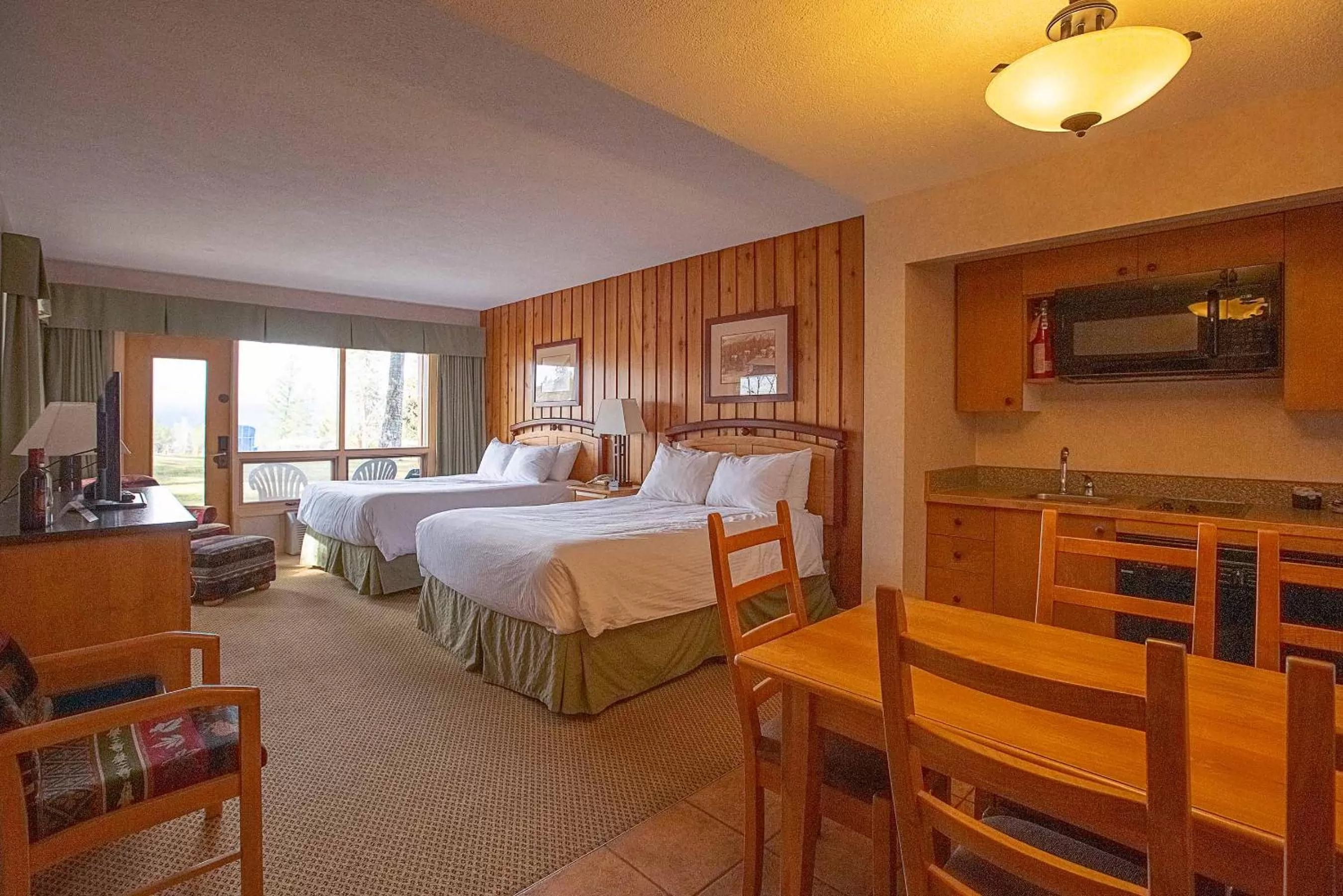 Bed in Fairmont Hot Springs Resort