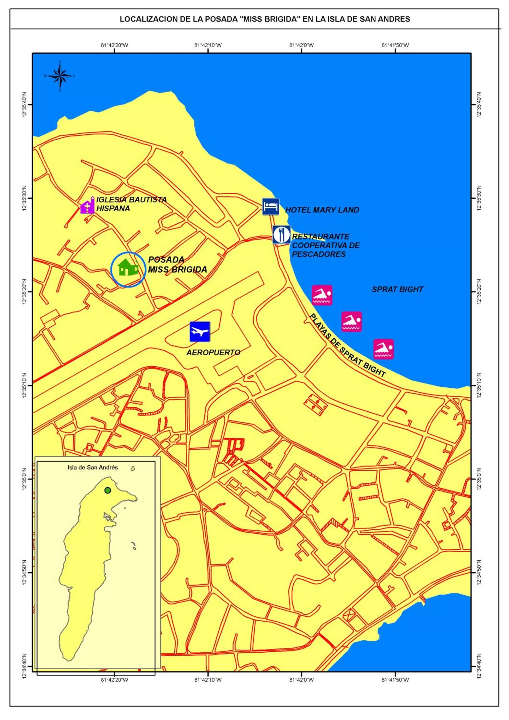 Bird's eye view, Floor Plan in Apartamento Miss Brigida