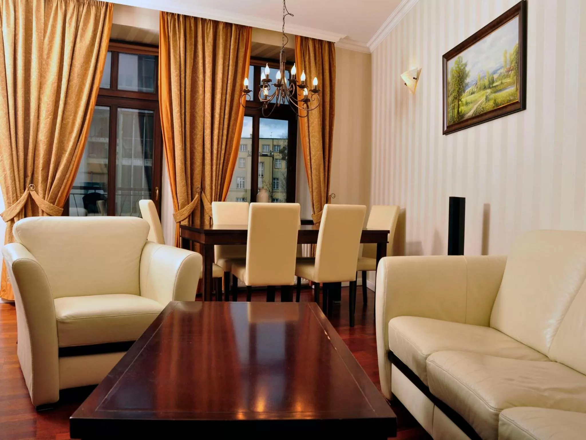 Living room in SleepWalker Boutique Suites