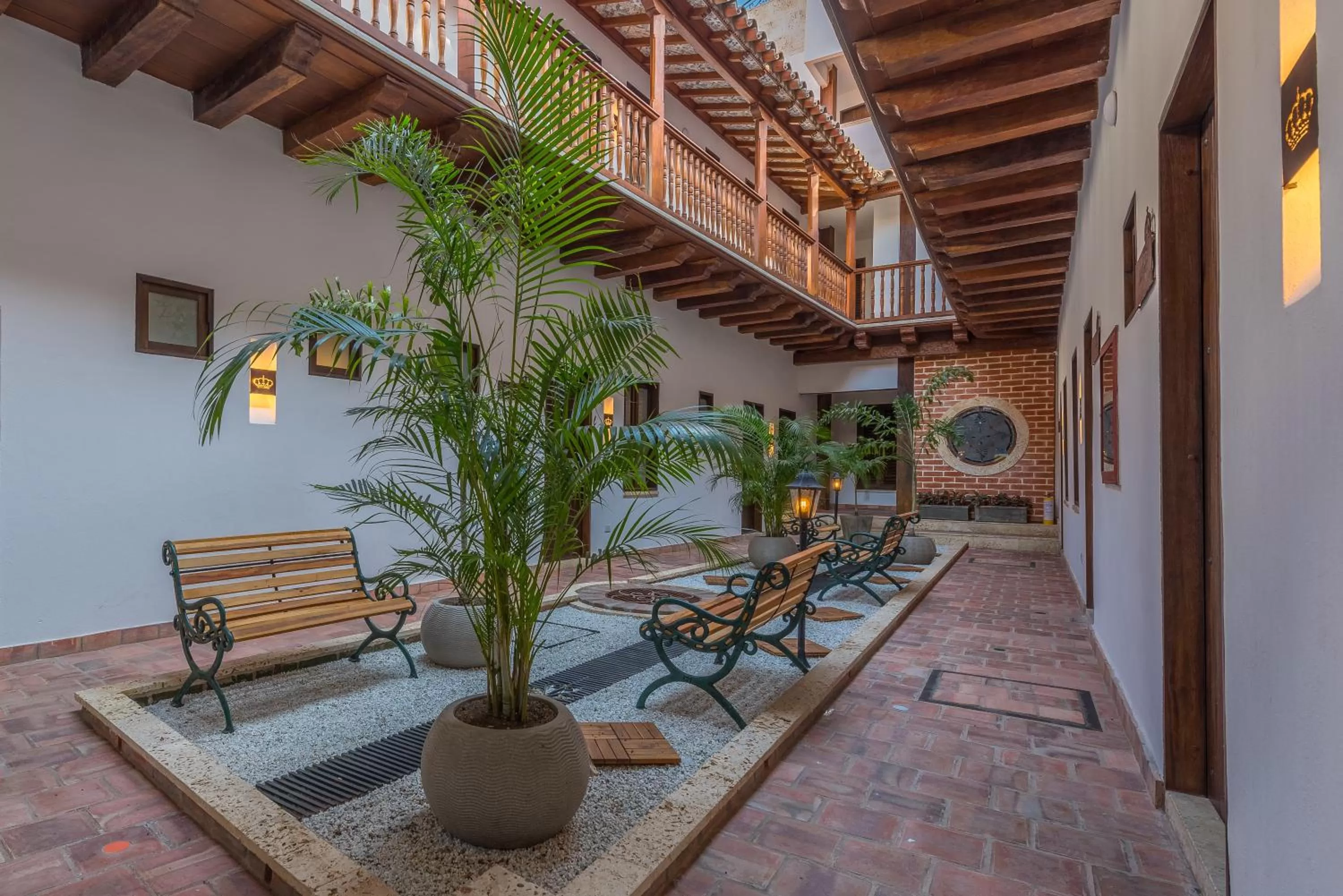 Patio in Getsemani Cartagena Hotel