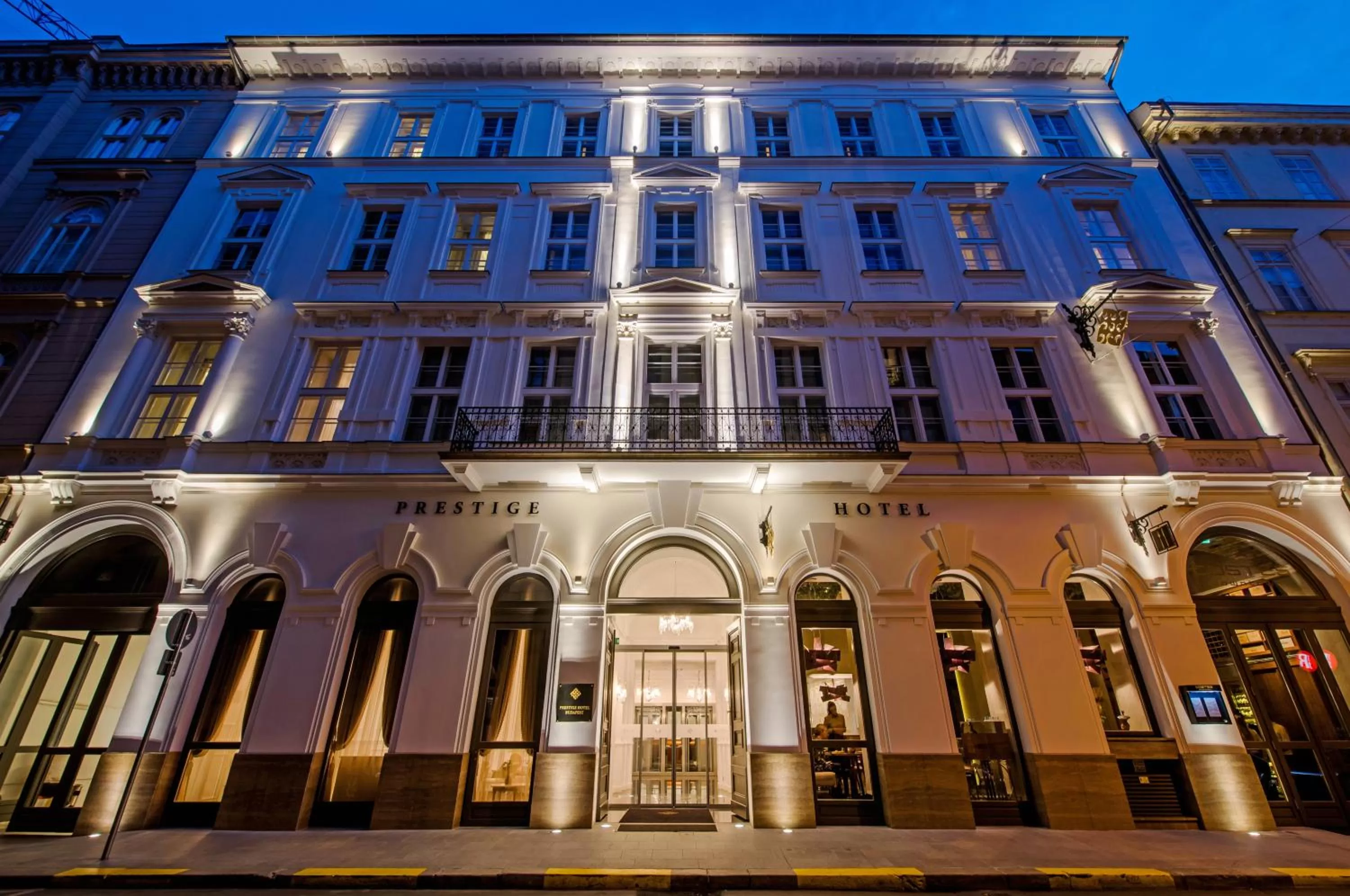 Property building in Prestige Hotel Budapest