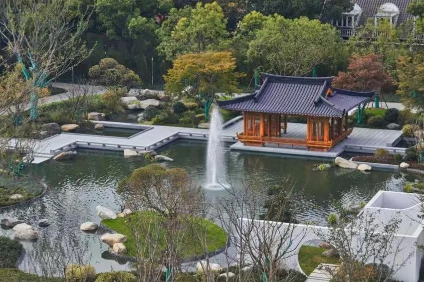 Garden, Bird's-eye View in Juss Hengshan HotelFormer Regal International East Asia Hotel
