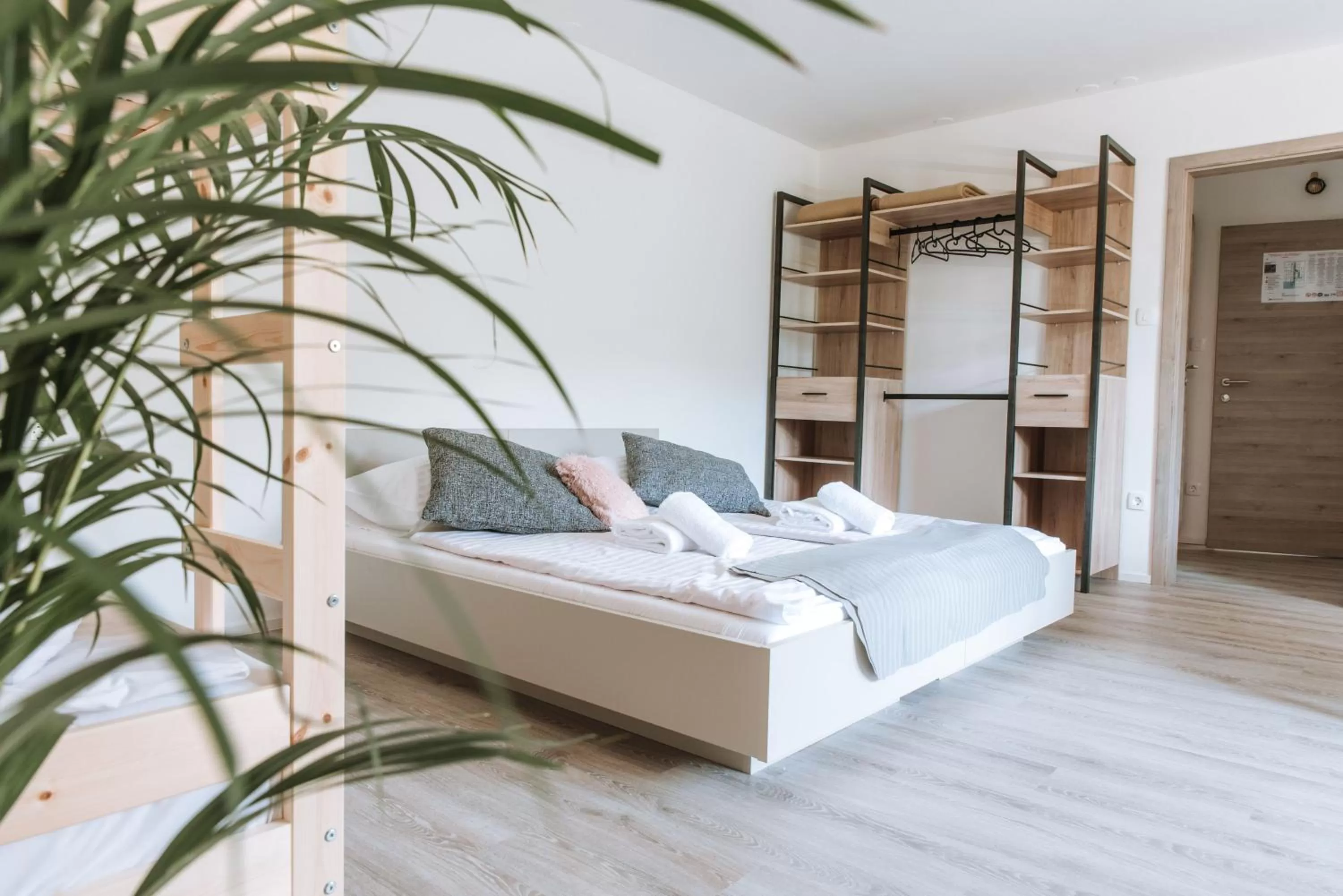 Bed in Apartmaji Triglav