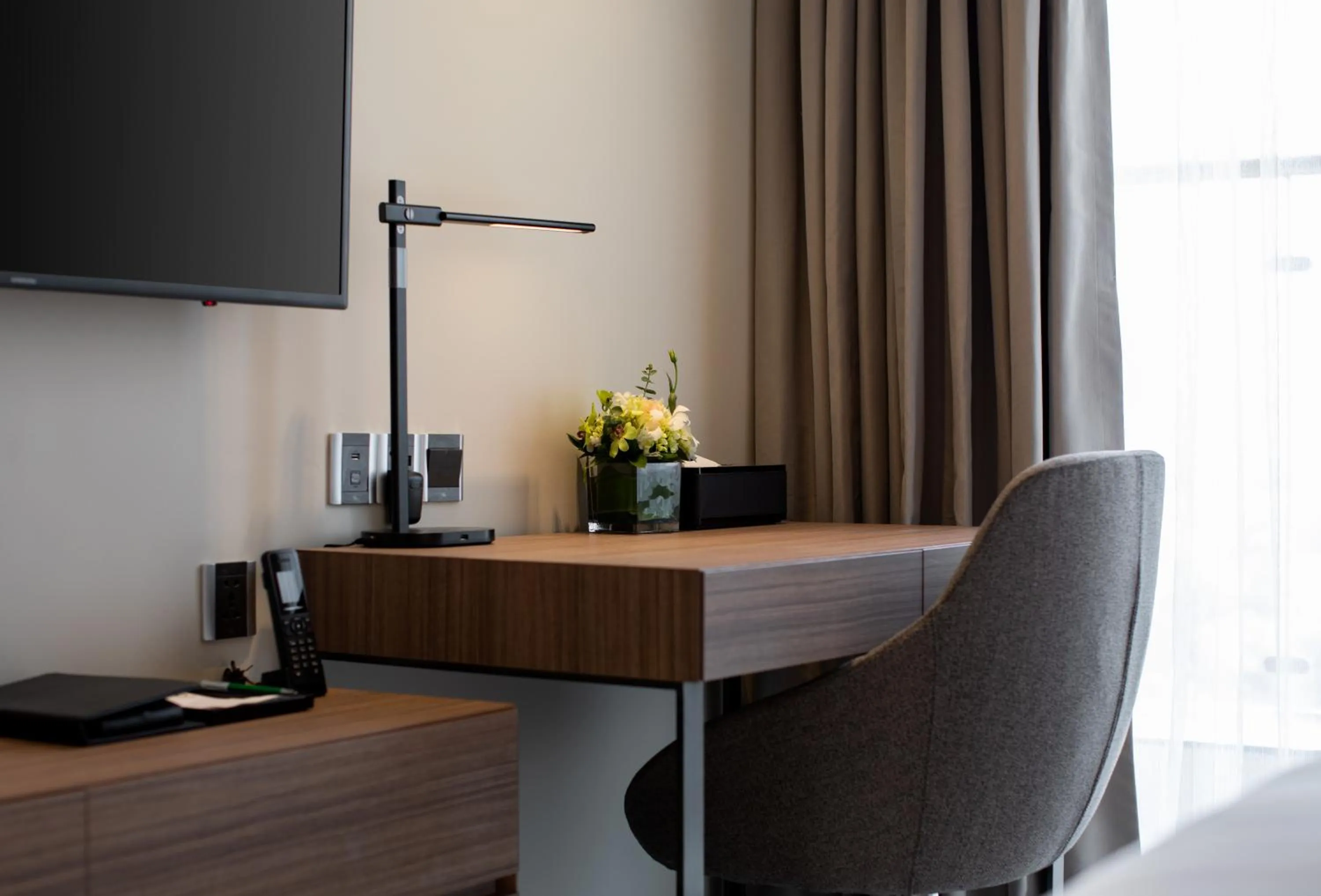 Seating area in Oakwood Residence Hanoi