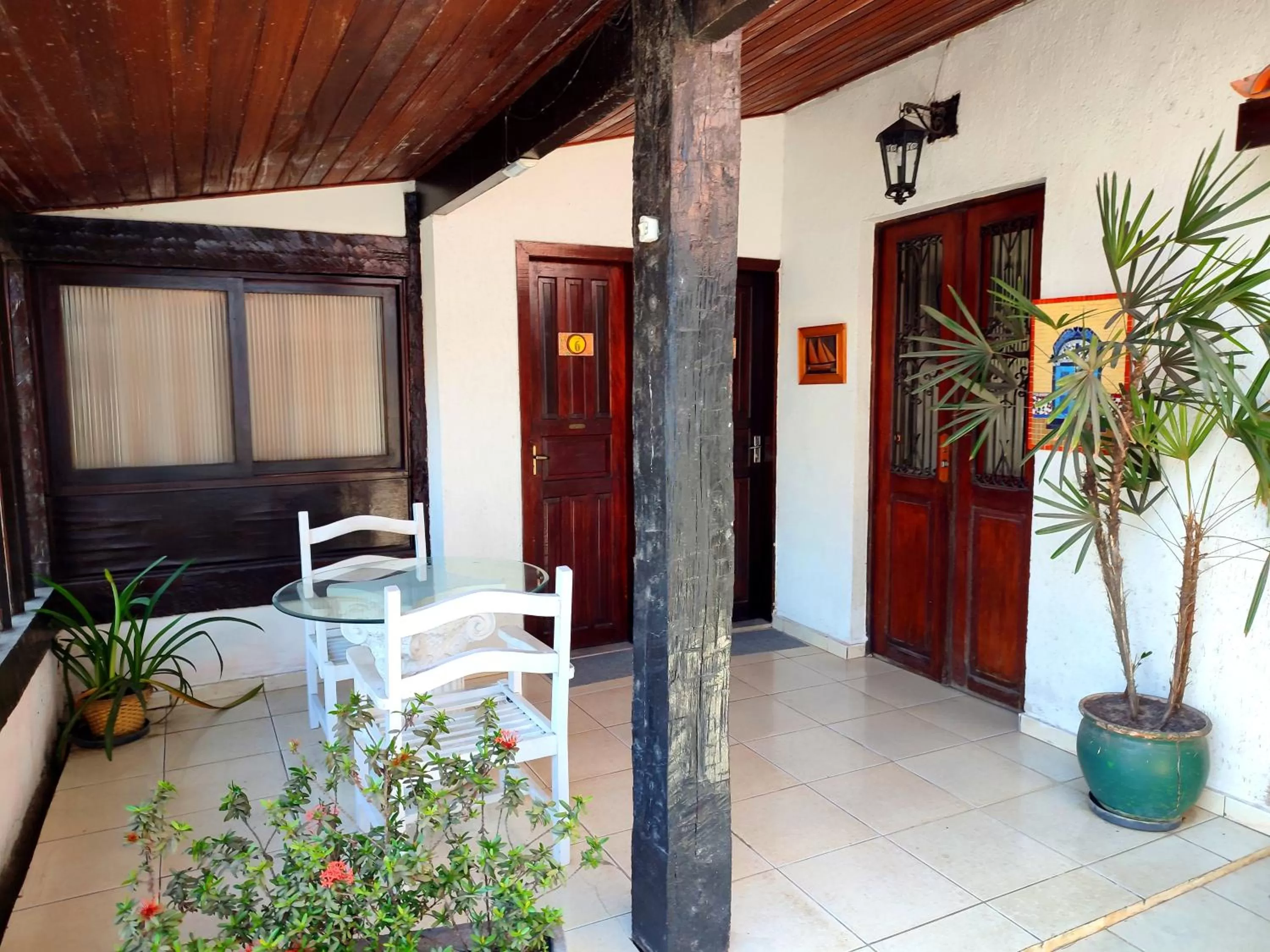 Balcony/Terrace in Pousada L'étage