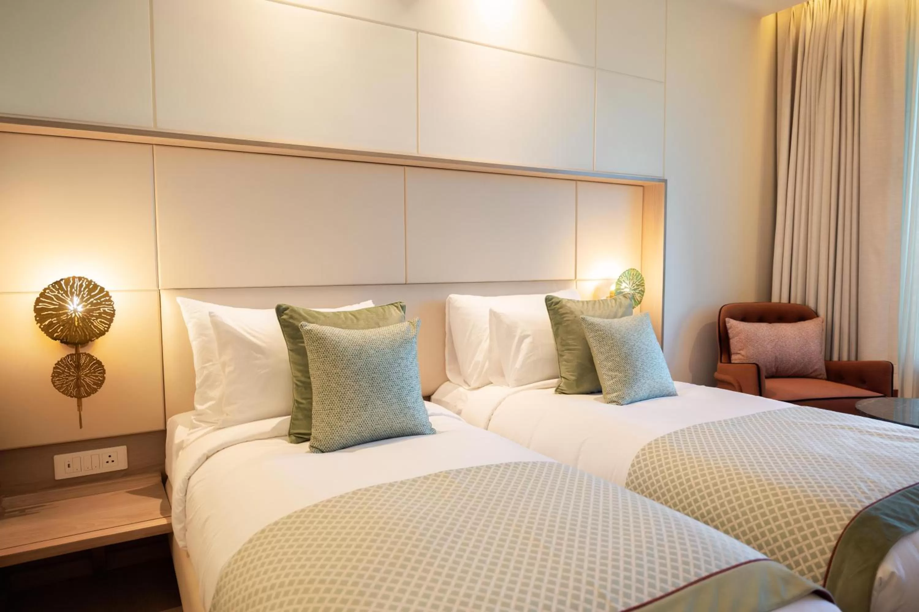 Bed in The Greenwood Guwahati - A Luxury Boutique Hotel