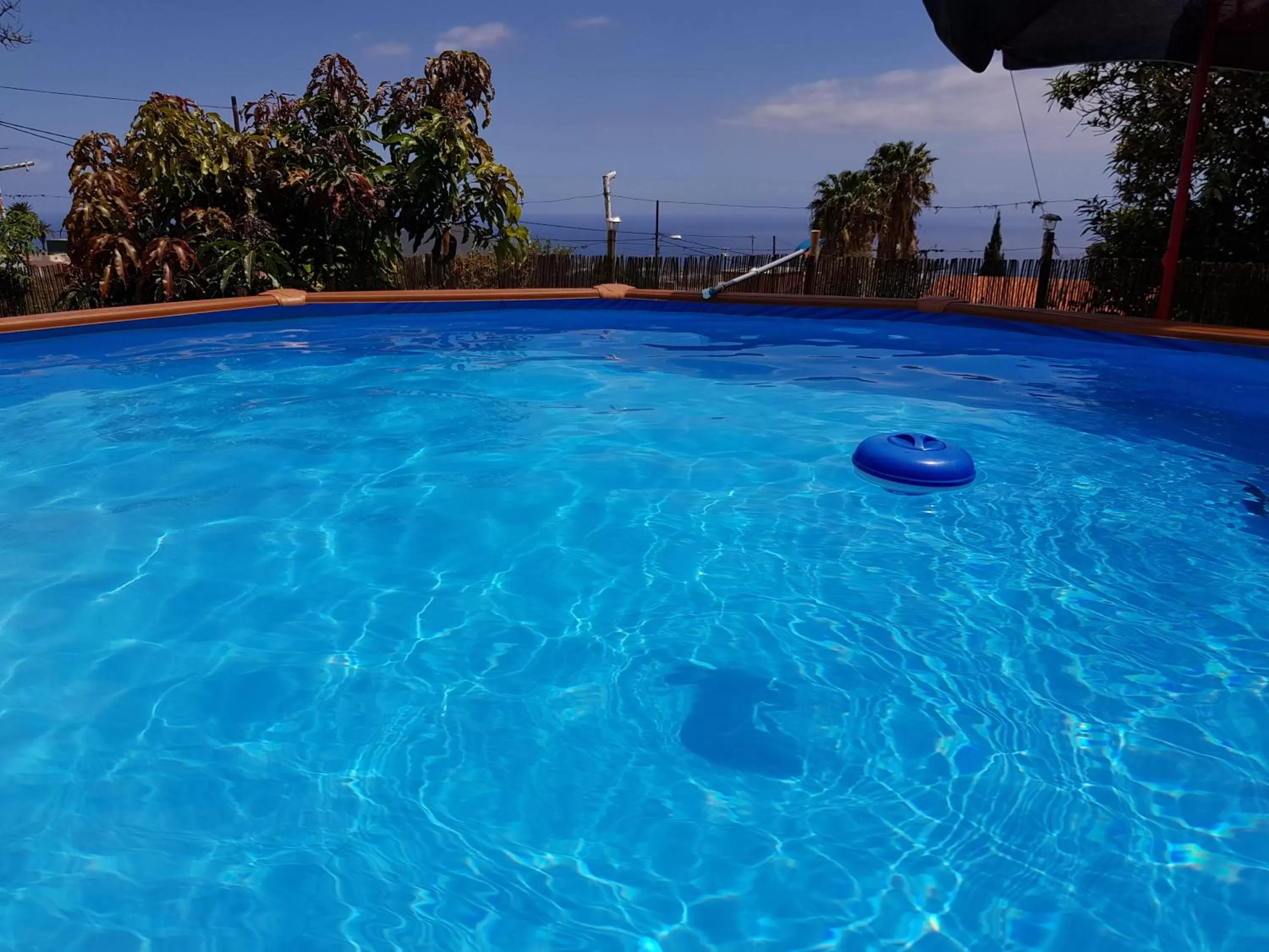 Pool view in Hotel Rural La Raya 1866