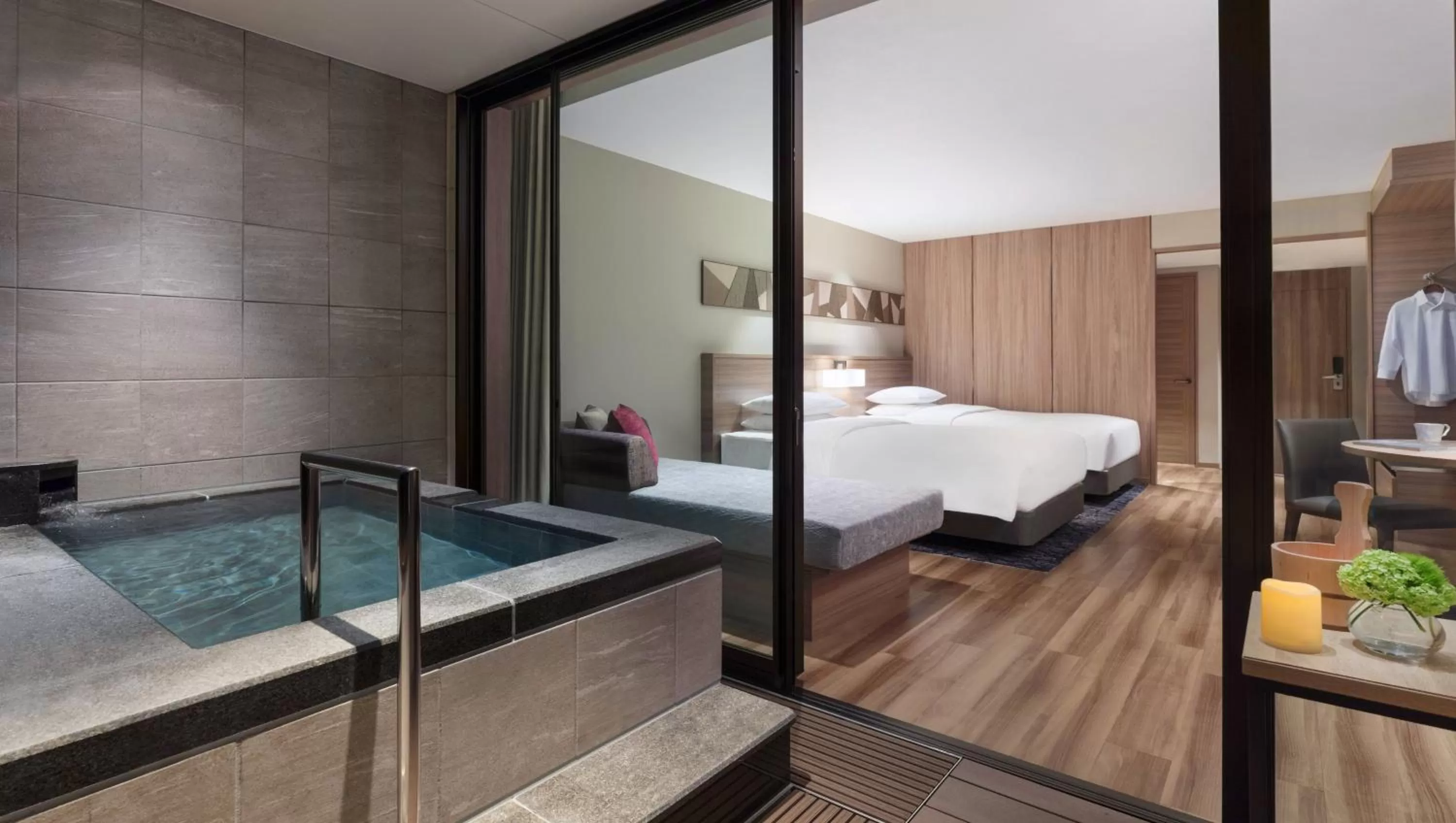 Hot Spring Bath, Bed in Izu Marriott Hotel Shuzenji