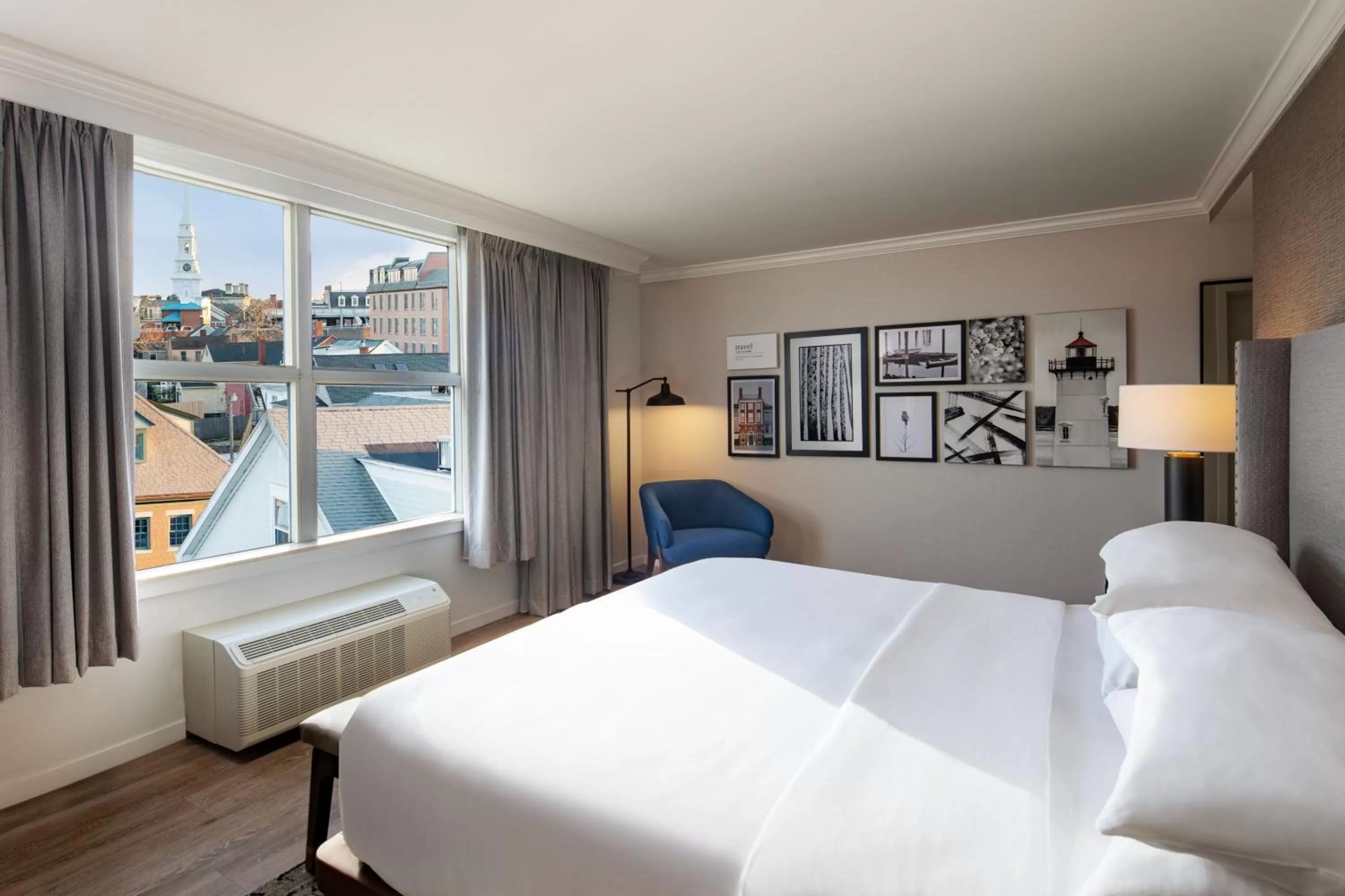 Bedroom, Bed in Sheraton Portsmouth Harborside Hotel