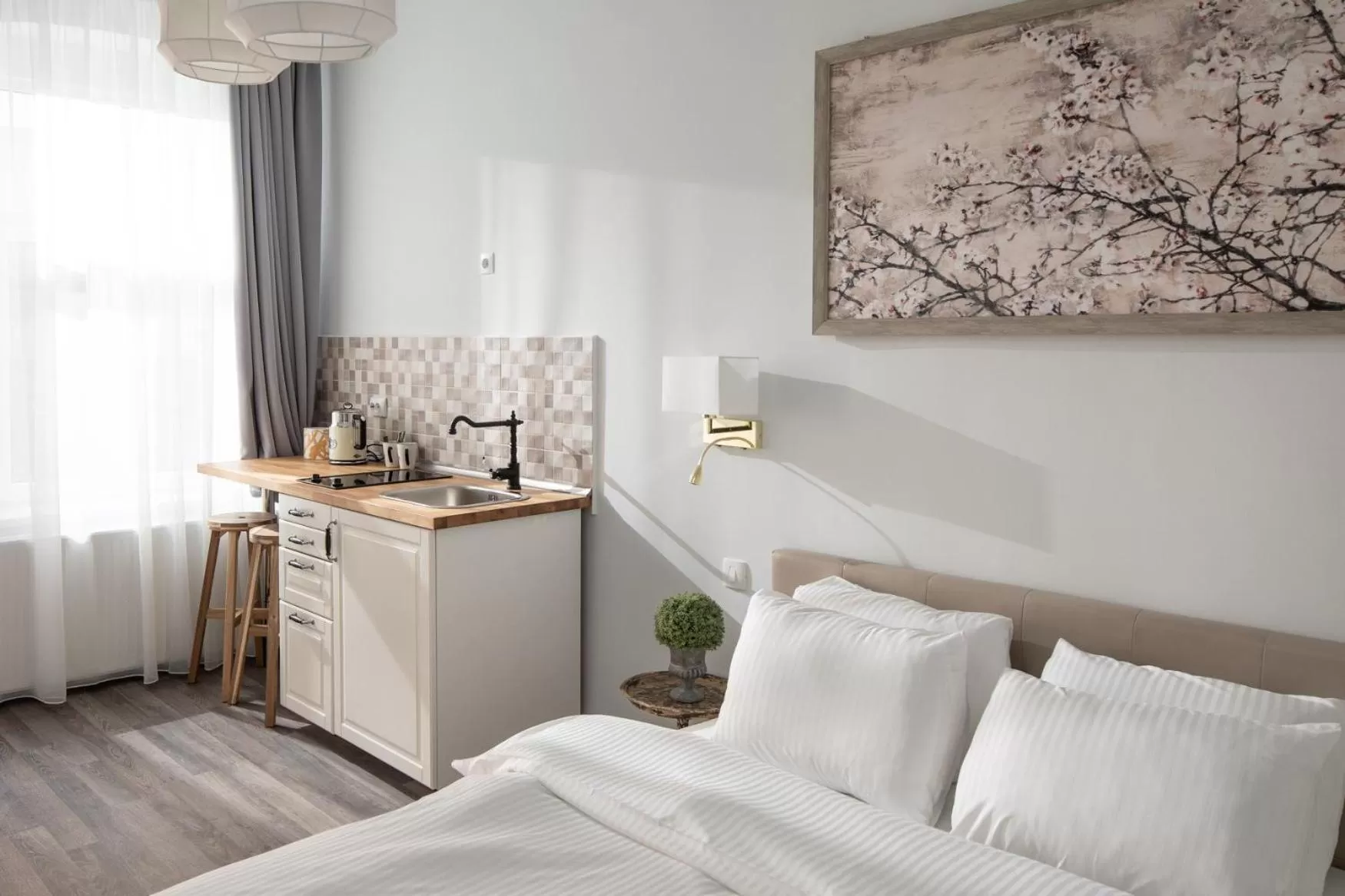 Kitchen or kitchenette in ALBERT RESIDENCE with PARKING