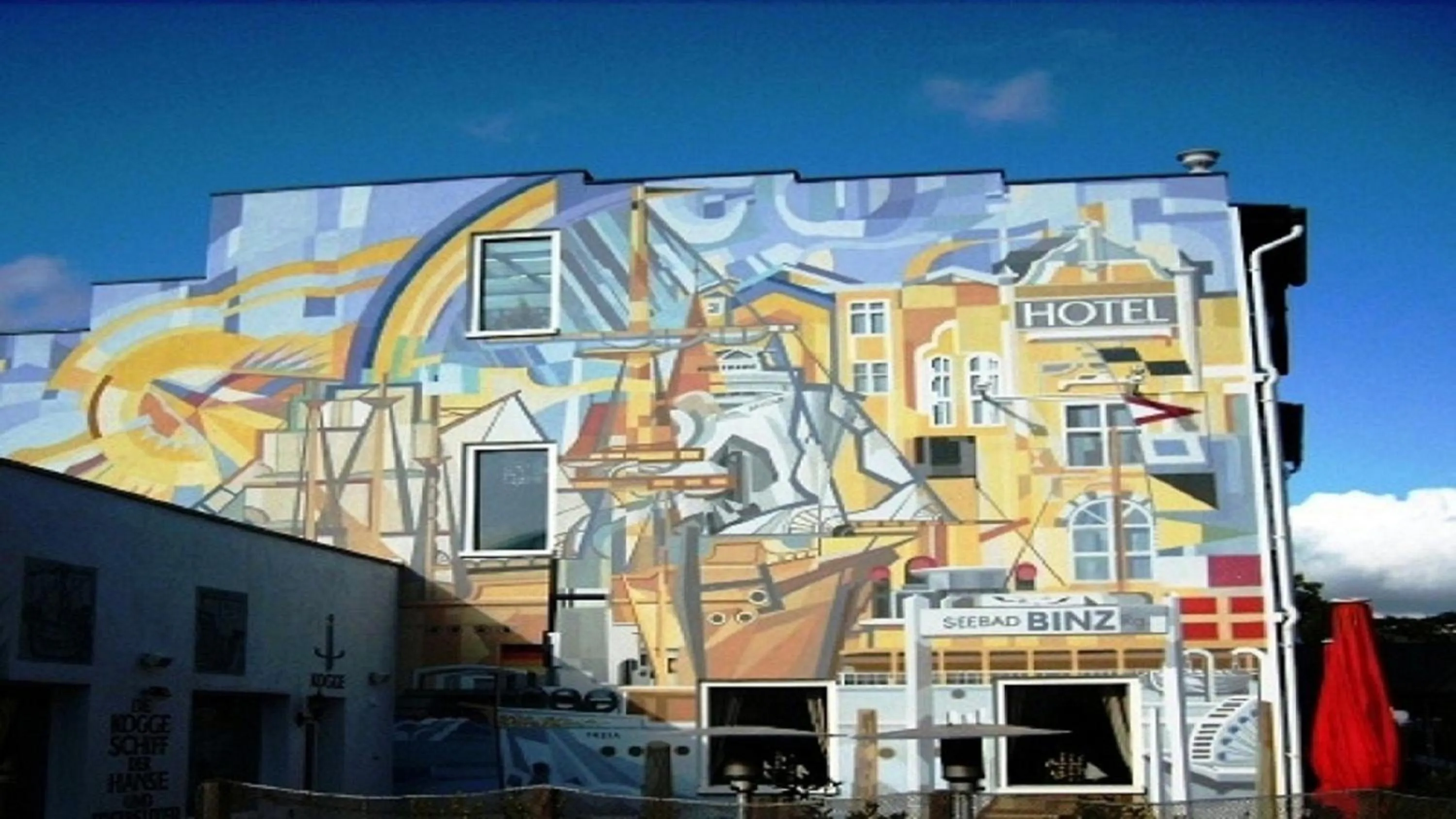 Facade/entrance in Hotel Deutsche Flagge