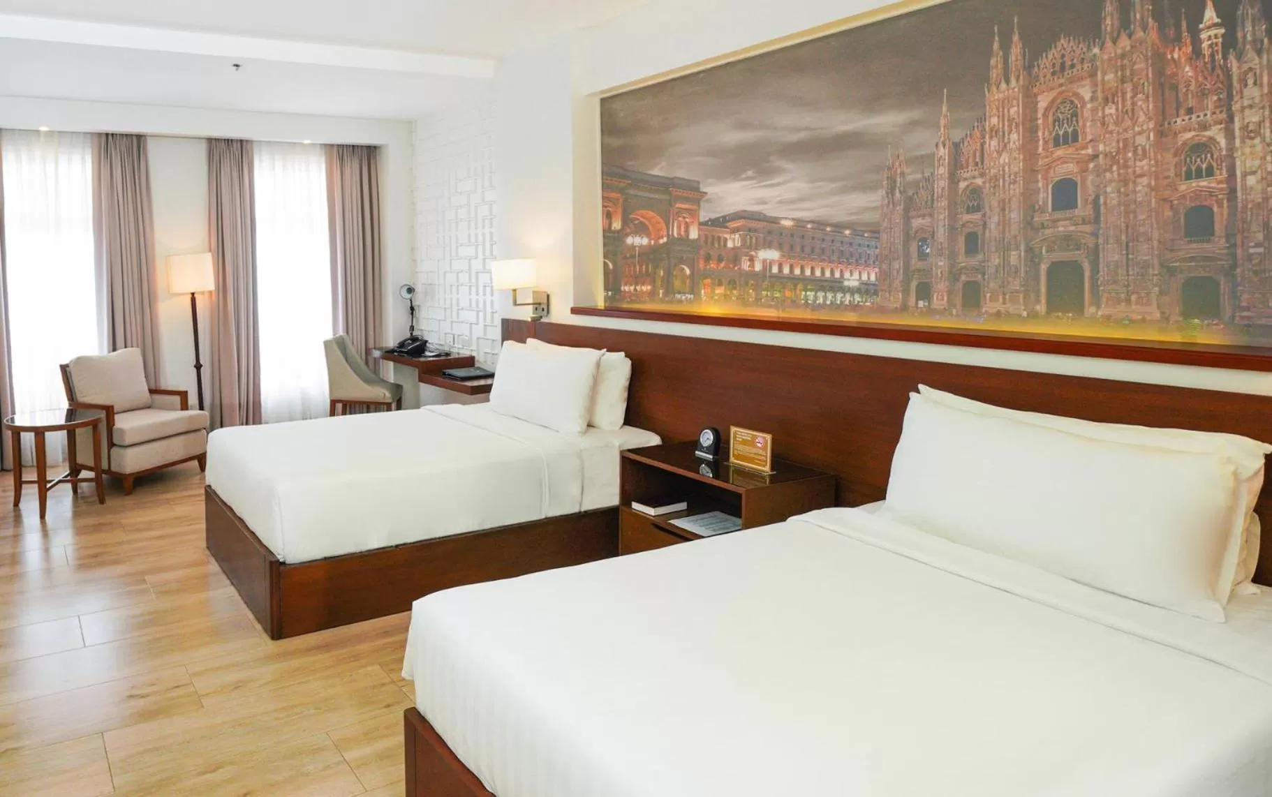 Bed in Hotel Carlito Tagaytay