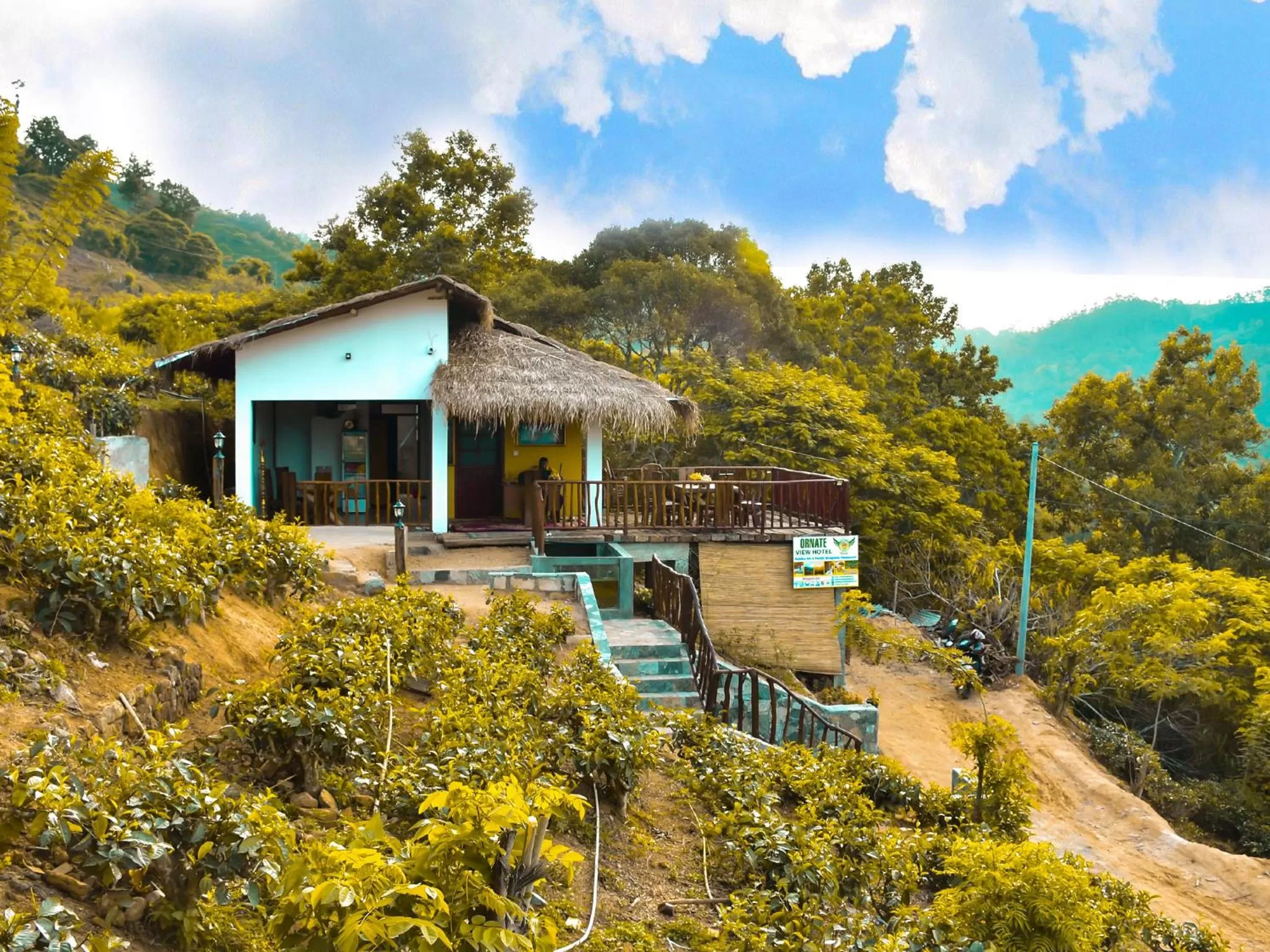 Garden, Property Building in Ornateview Hotel