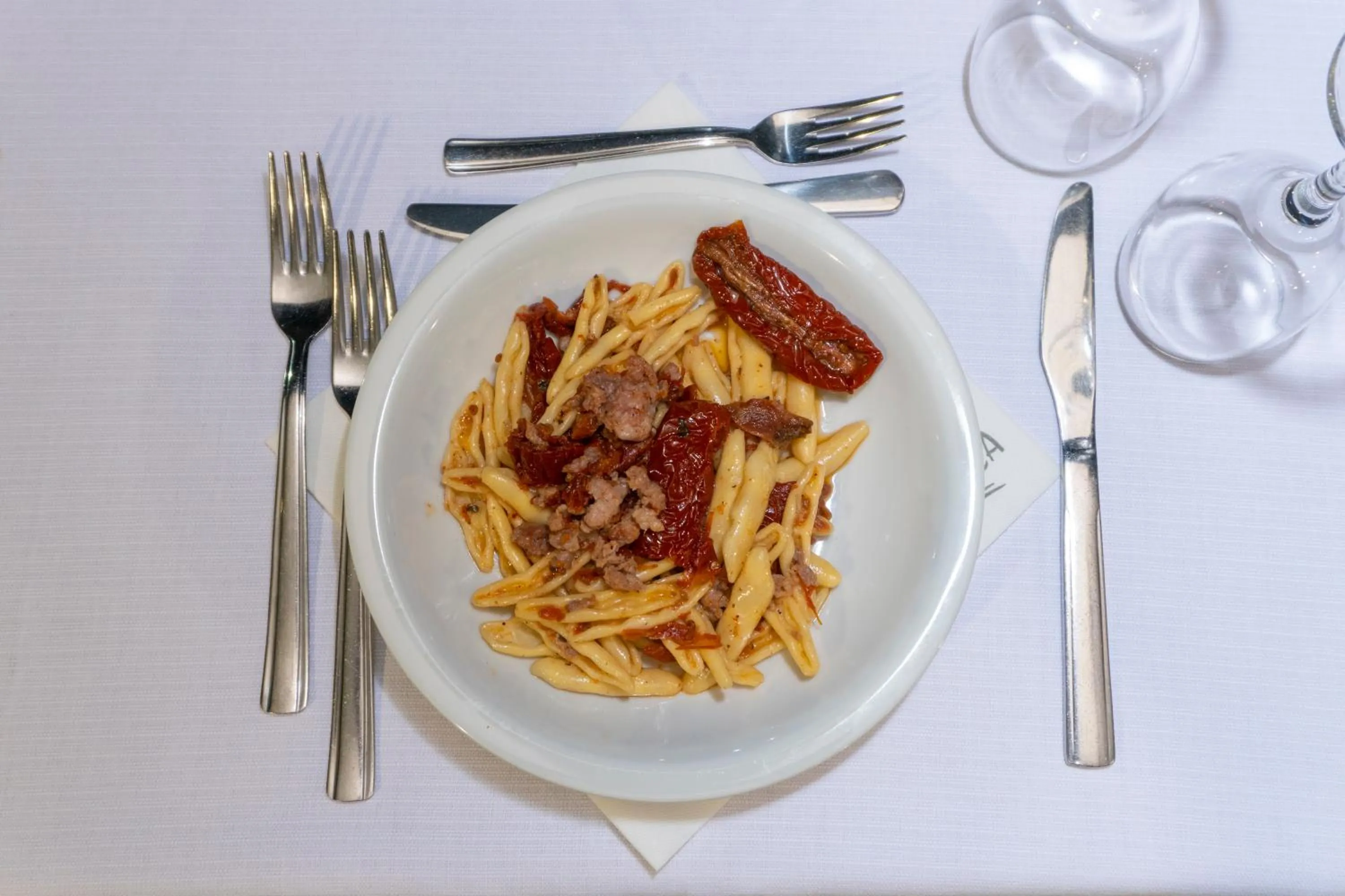 Food and drinks in Hotel Calanca