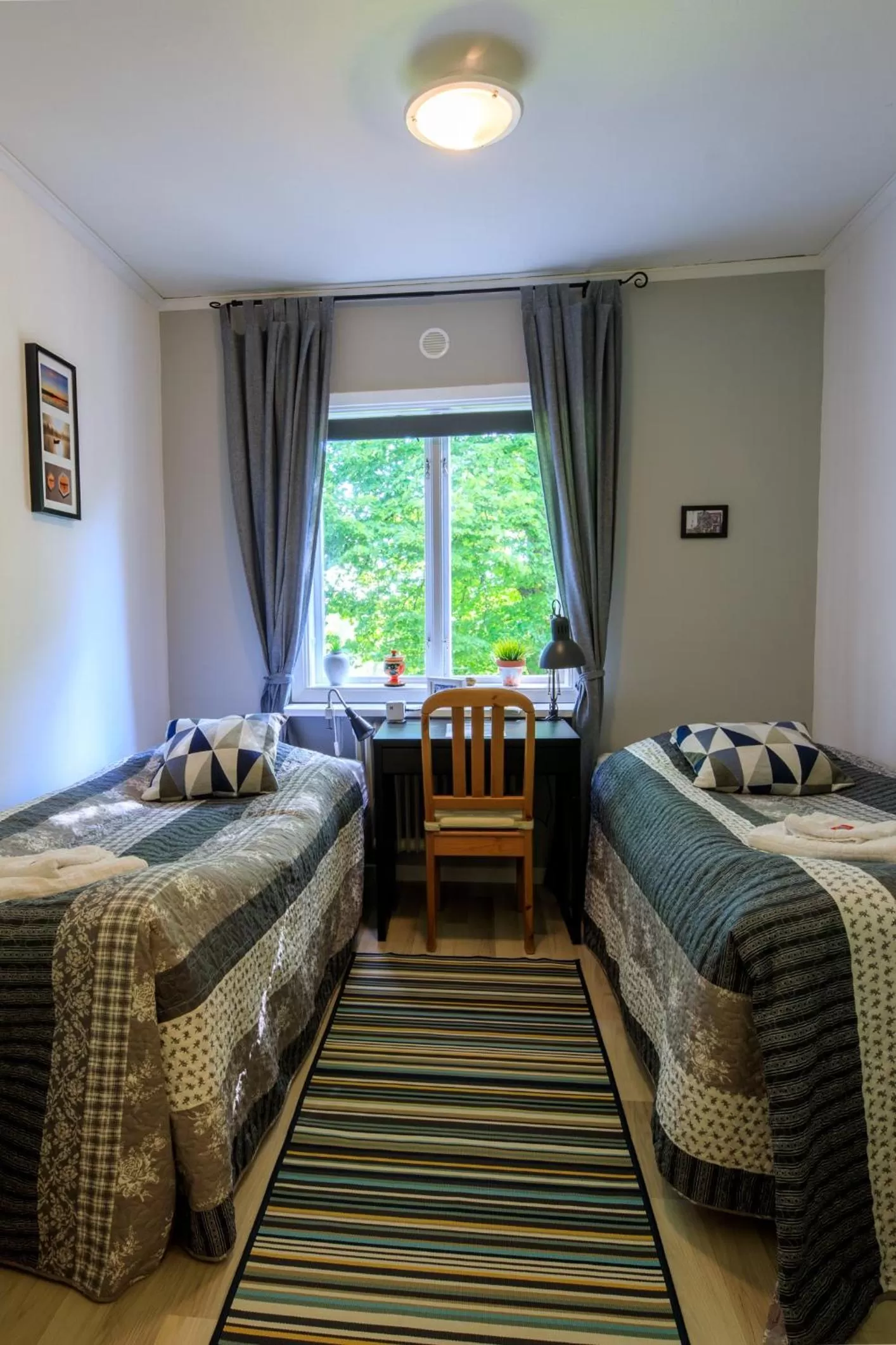 View (from property/room), Bed in Brukshotellet Skinnsberg