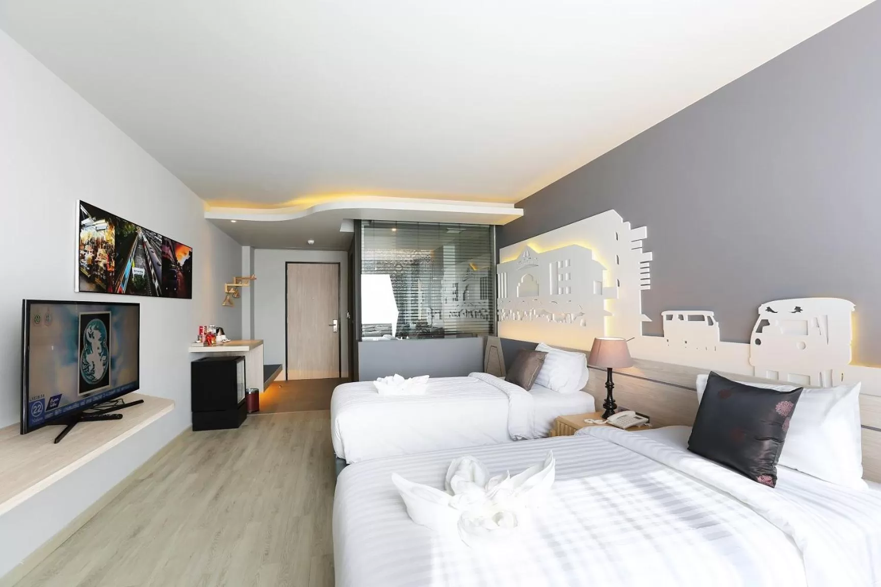 Photo of the whole room, Bed in Hatyai Signature Hotel