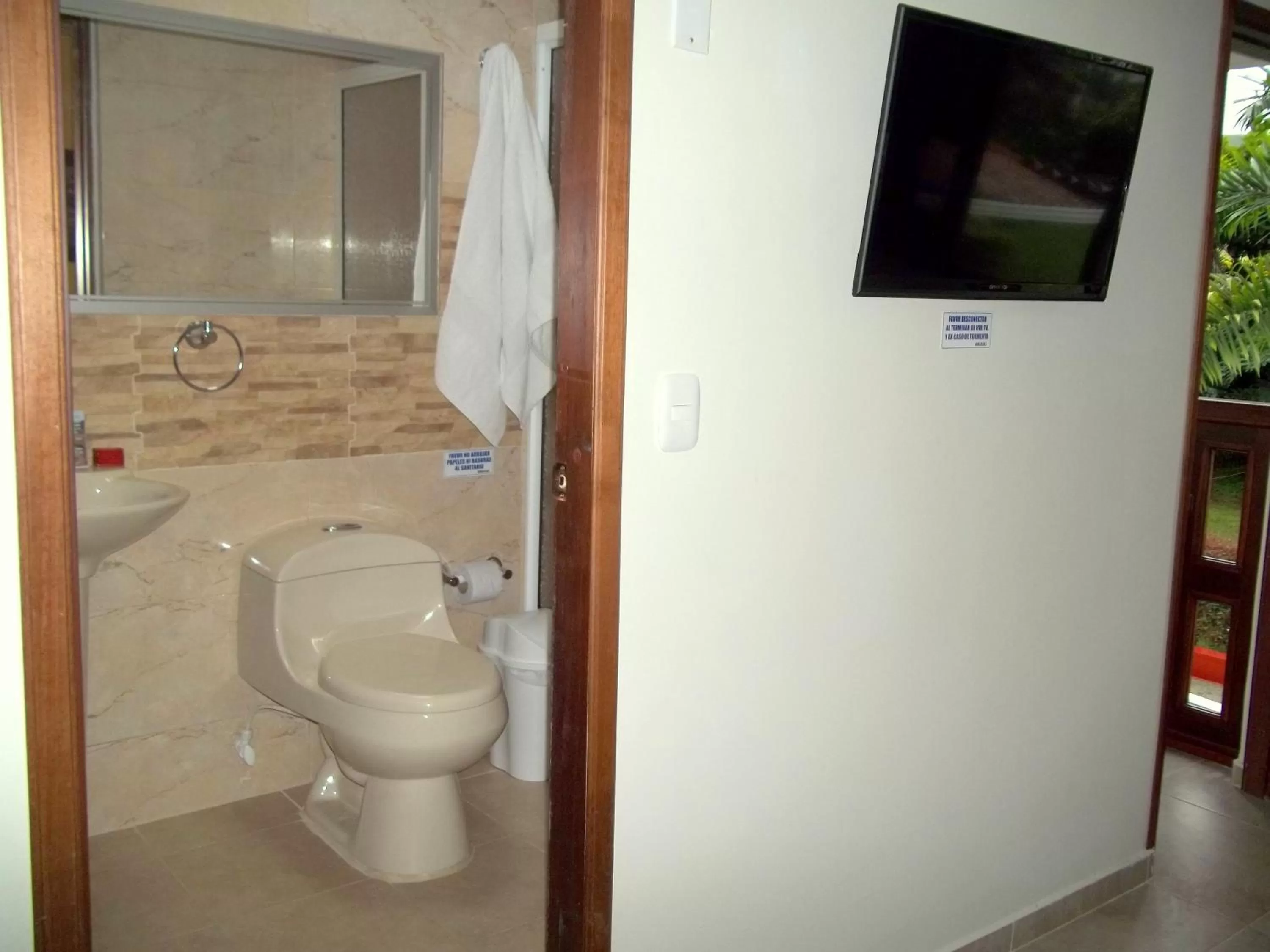 Bathroom in Cabañas Las Bifloras