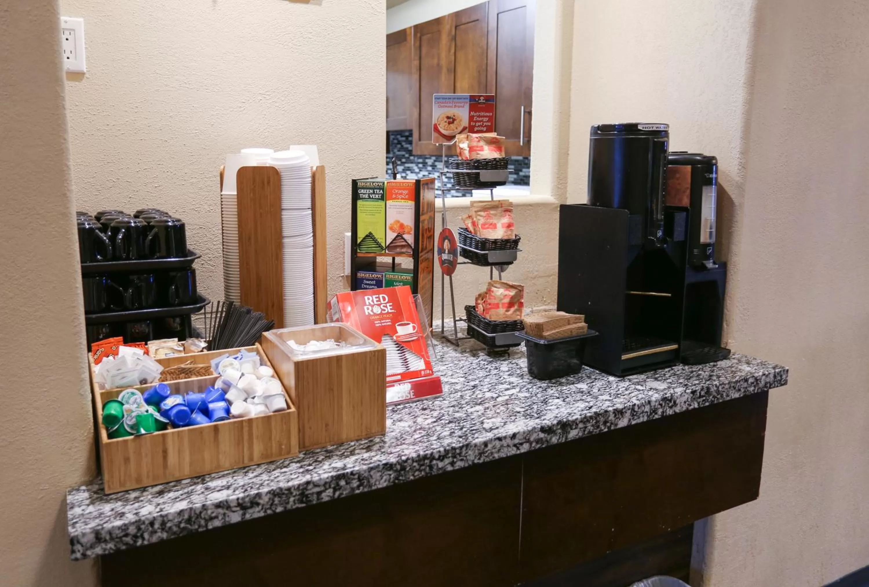 Continental breakfast in Days Inn by Wyndham Calgary Airport