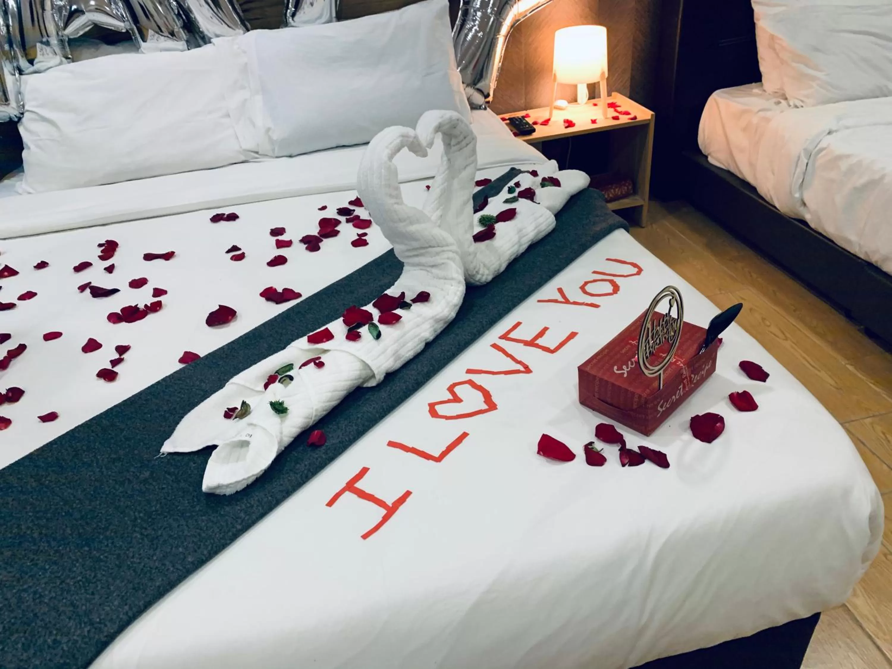 Bed in Bangi Perdana Hotel