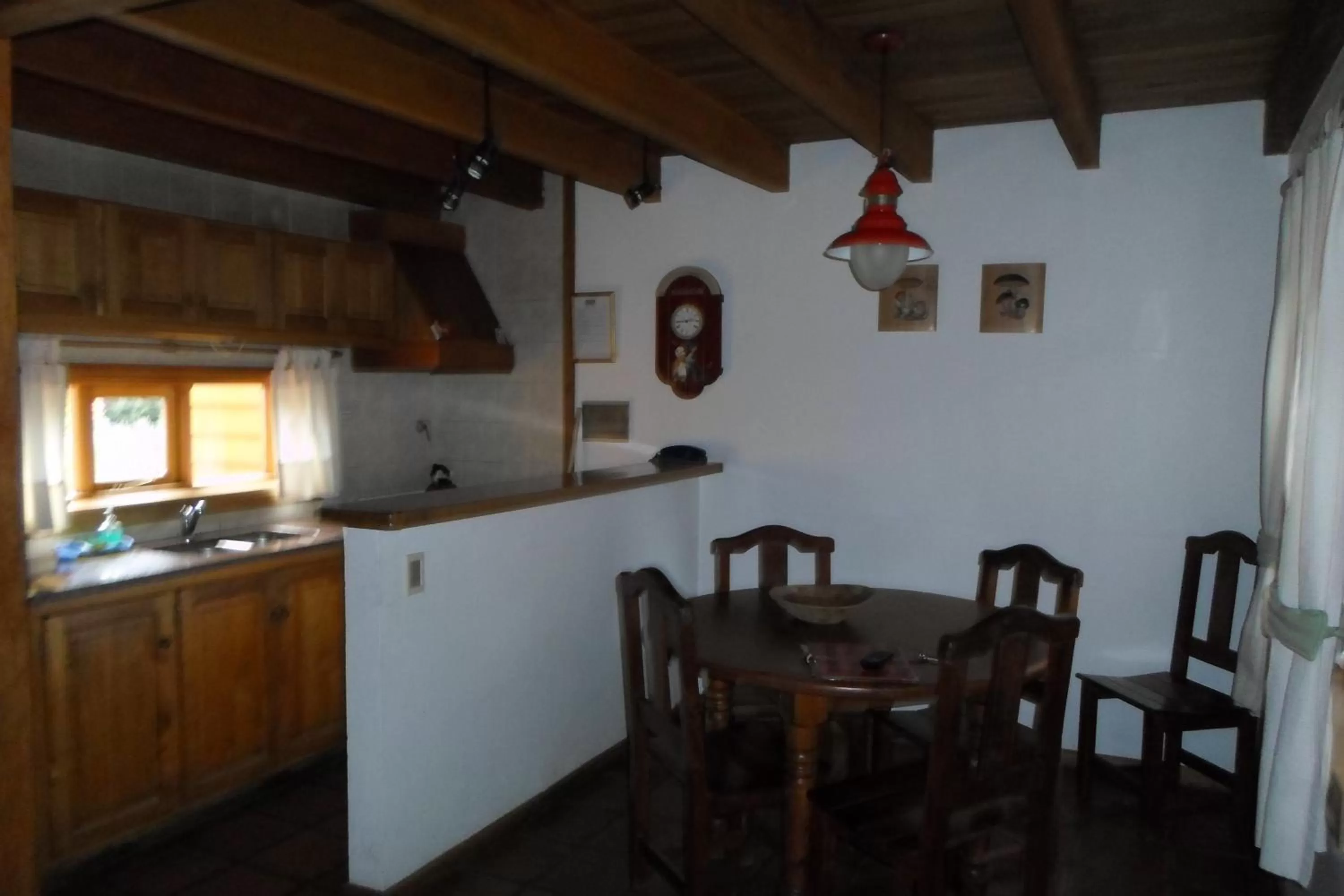 Kitchen or kitchenette in Apart Hotel Robles del Sur