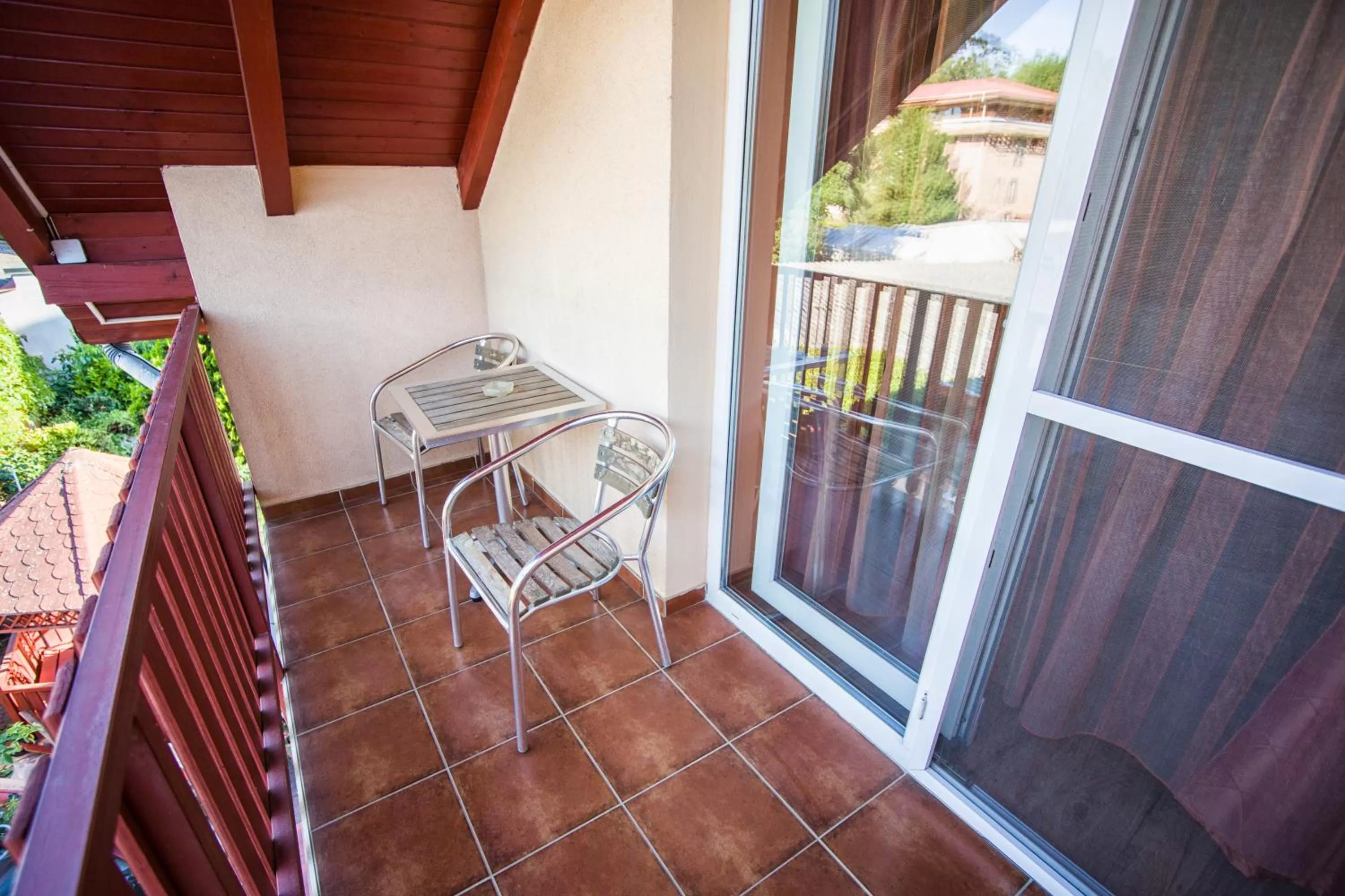 Balcony/Terrace in Hotel Viktória