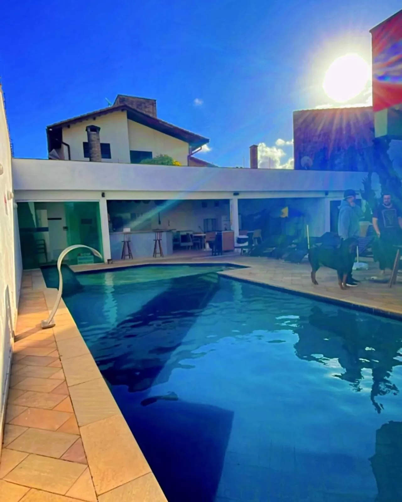 Swimming pool in Hostel e Pousada Bahia Beach