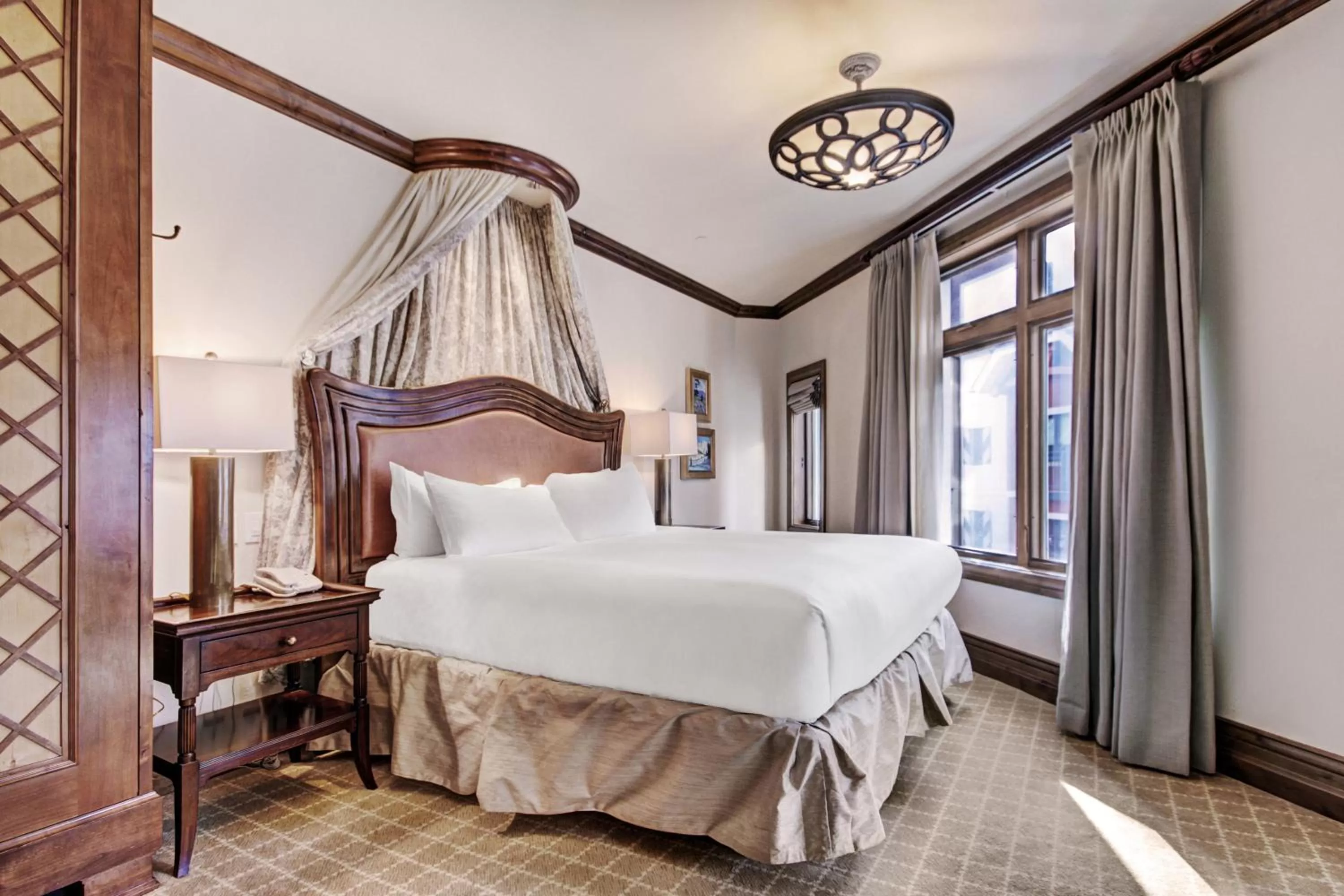Bed in The Arrabelle at Vail Square, a RockResort, by Vail Resorts