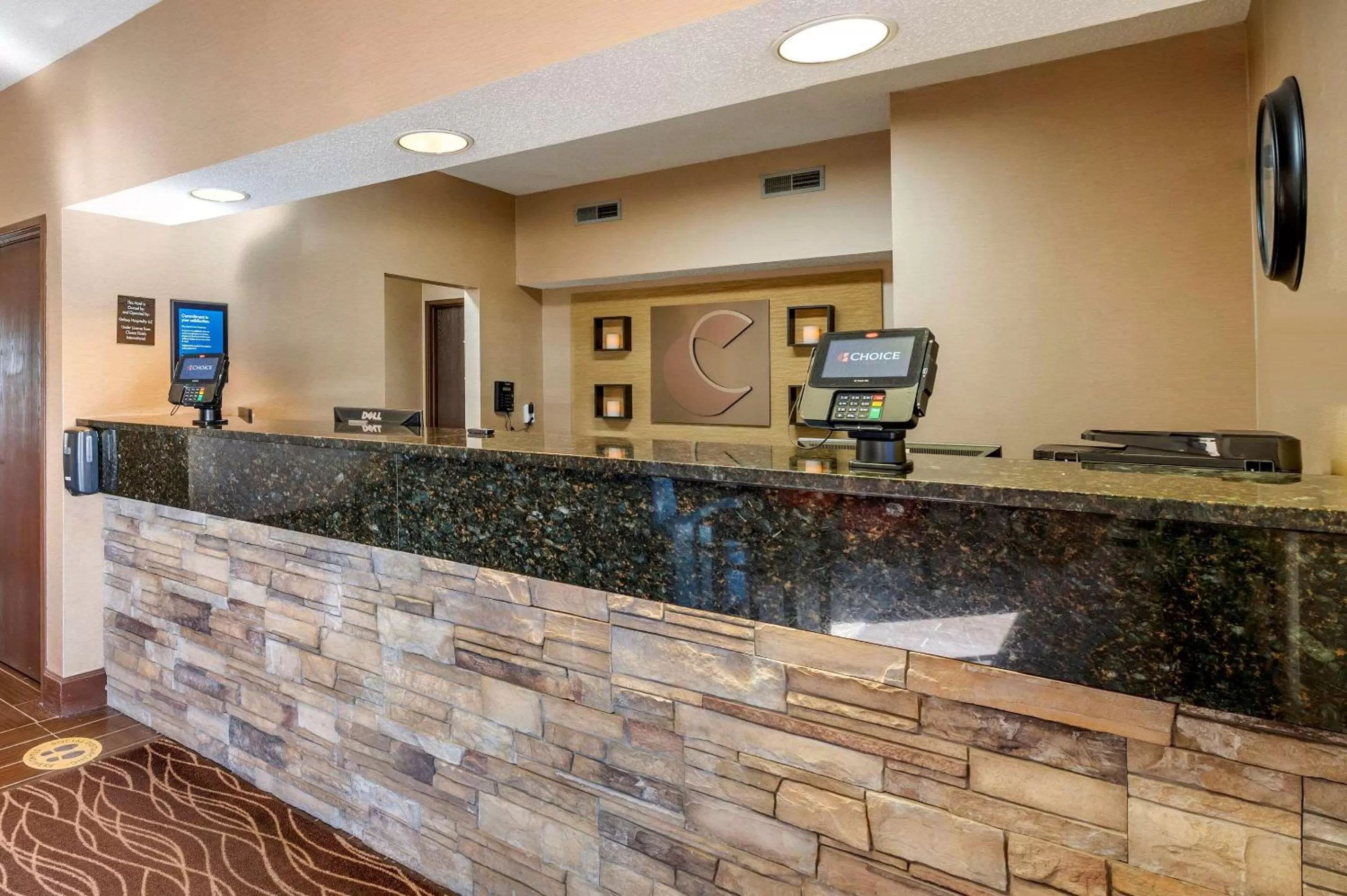 Lobby or reception in Comfort Inn Shelbyville North