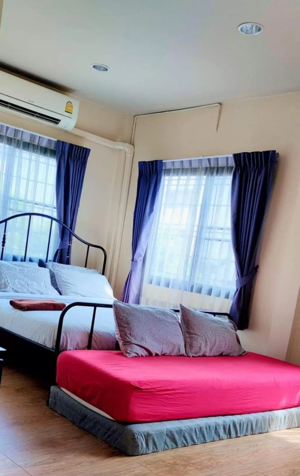 Bed in The Cube Sathorn Boutique Hotel