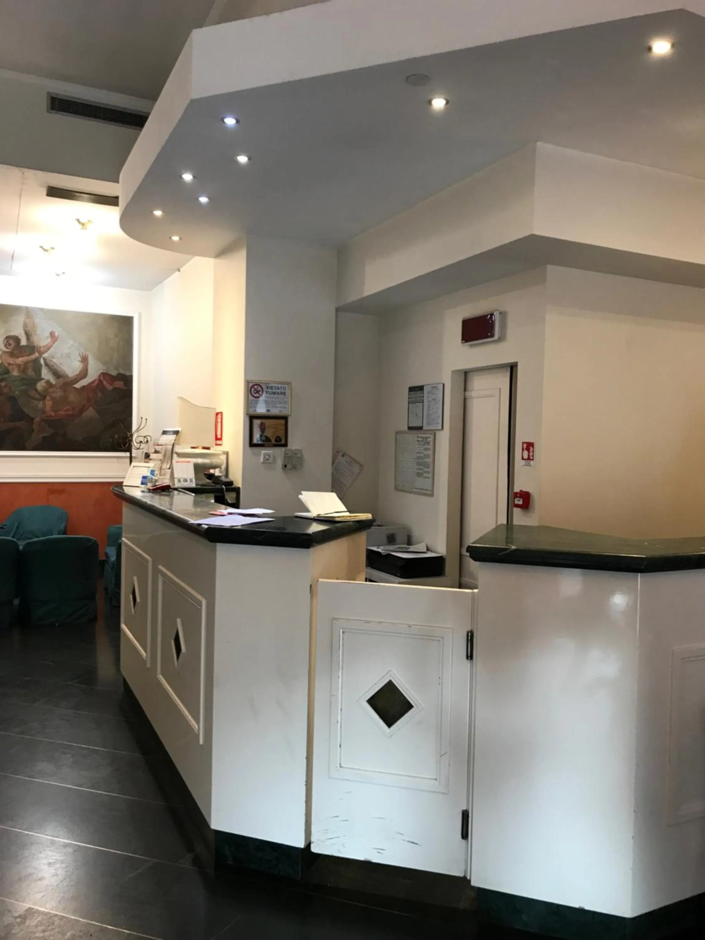 Decorative detail in Hotel San Felice