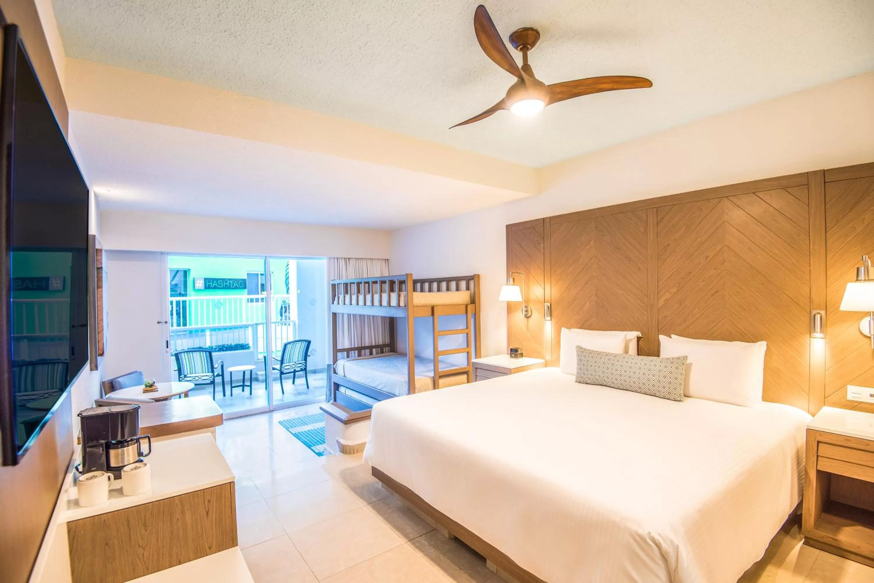 Bed in Sunscape Cancun All-Inclusive Resort & Spa by Hyatt
