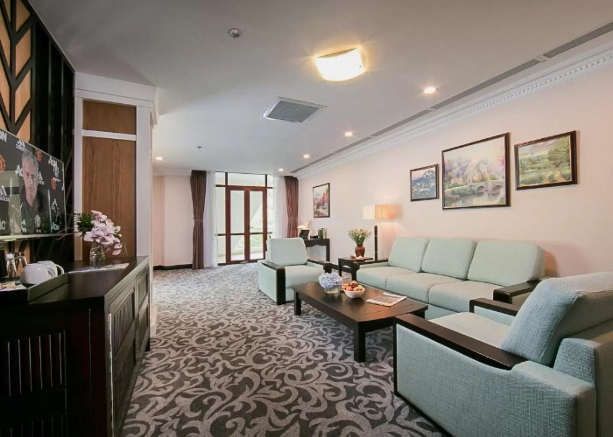 Living room in Swiss-Belresort Tuyen Lam