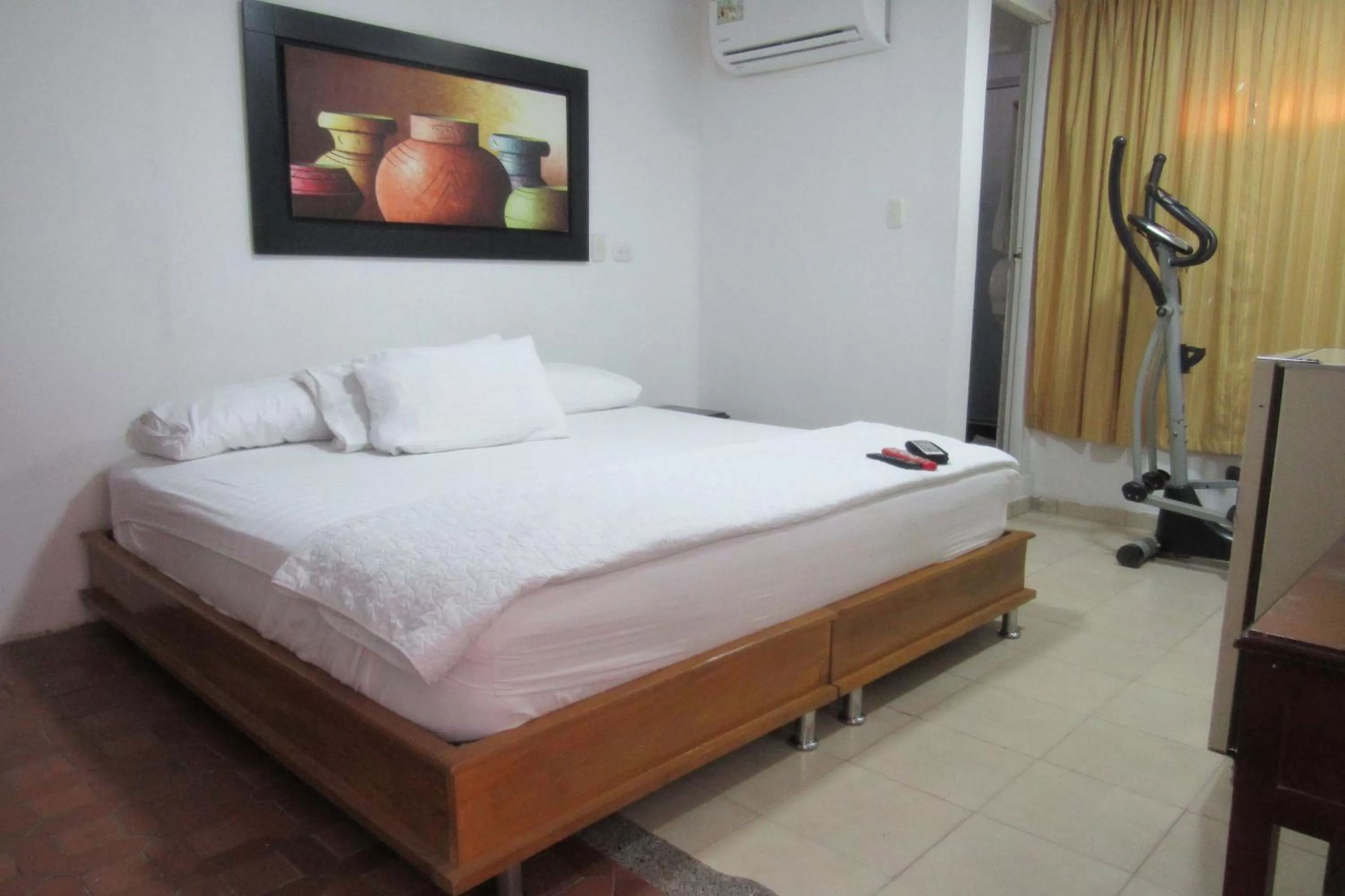 Bed in Hotel Nuevo Tio