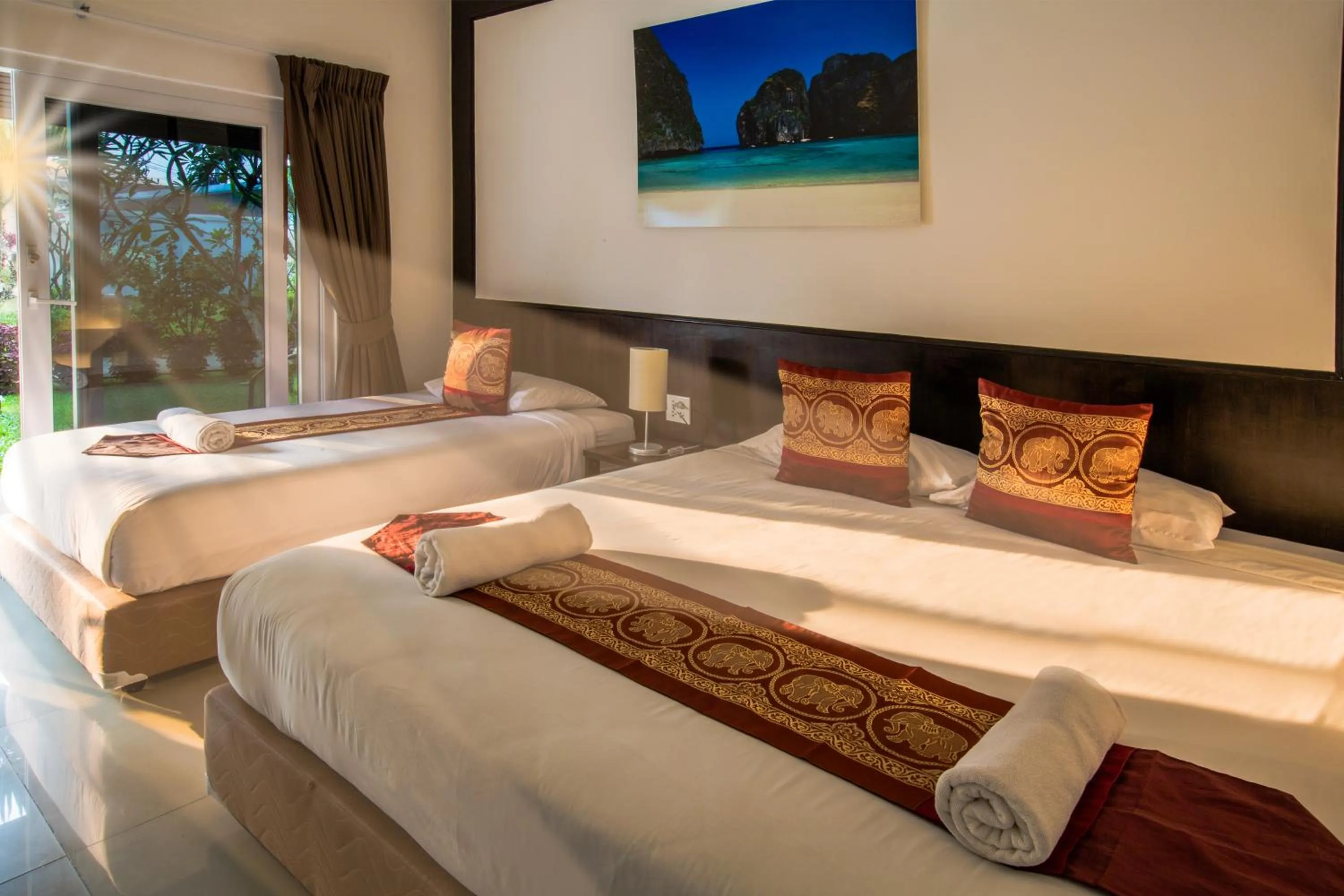 Bedroom, Bed in Phuket Airport Hotel - SHA Extra Plus