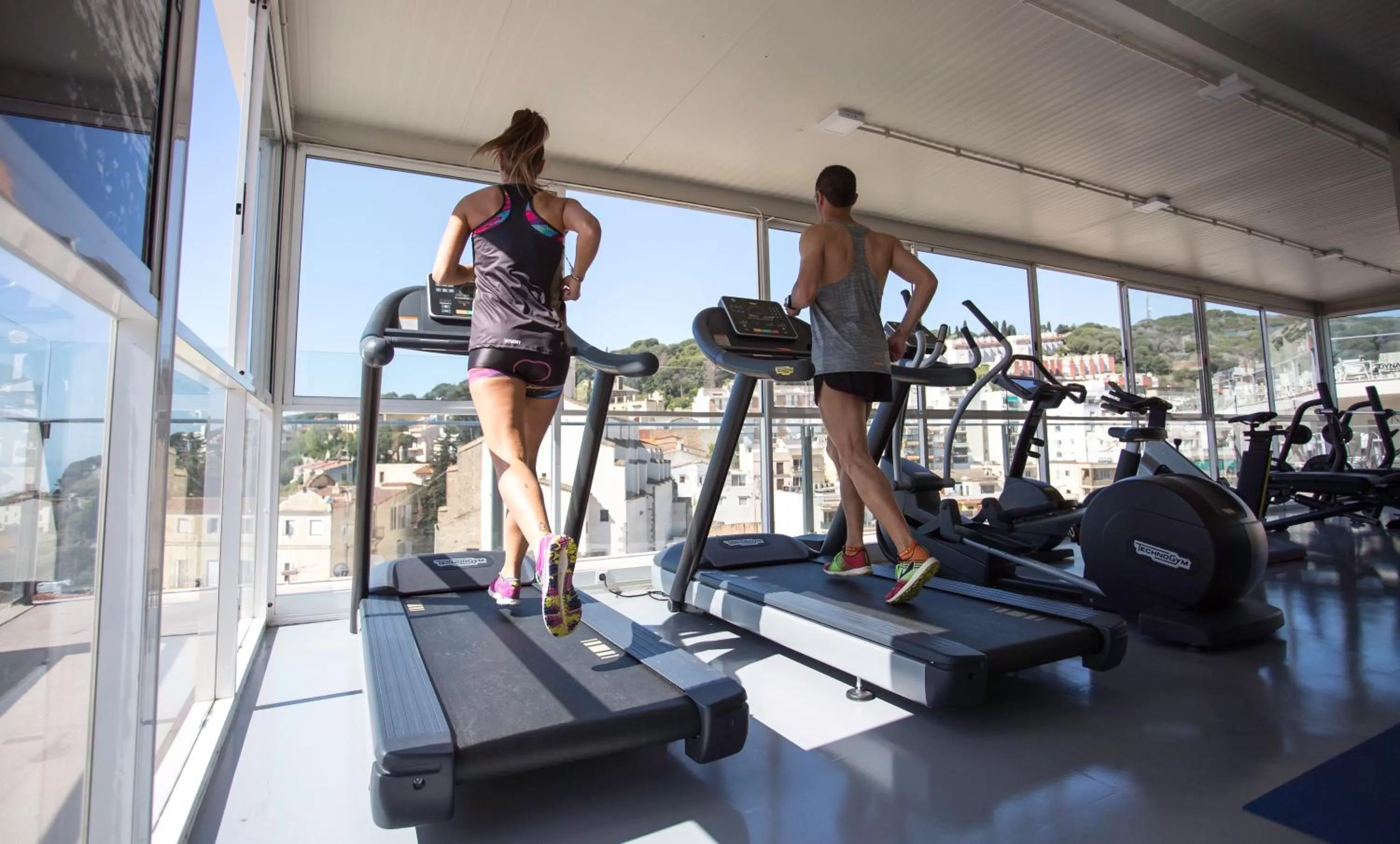 Fitness centre/facilities in Dynamic Hotels Caldetes Barcelona