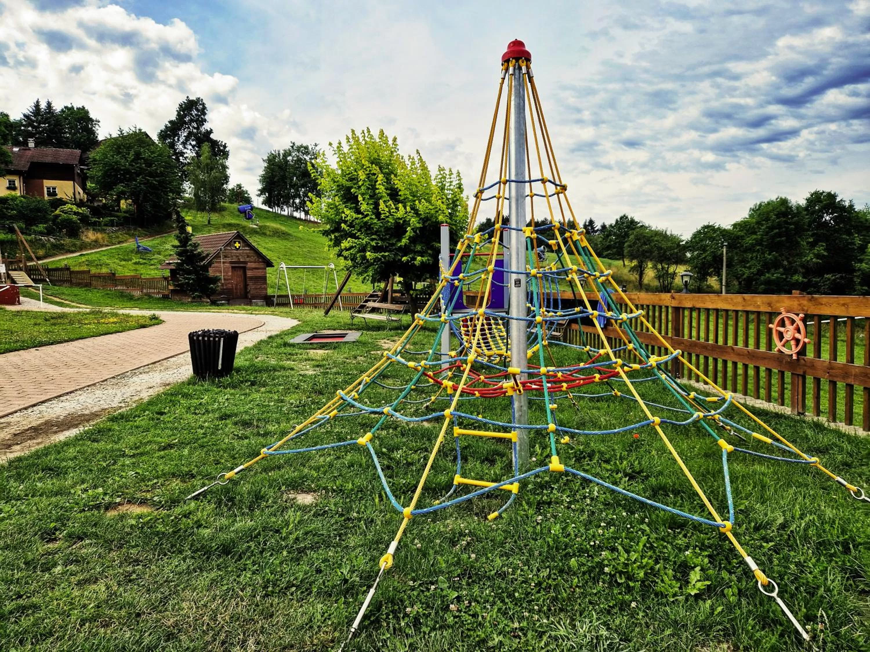 Children play ground in Sport-hotel Šibeniční vrch