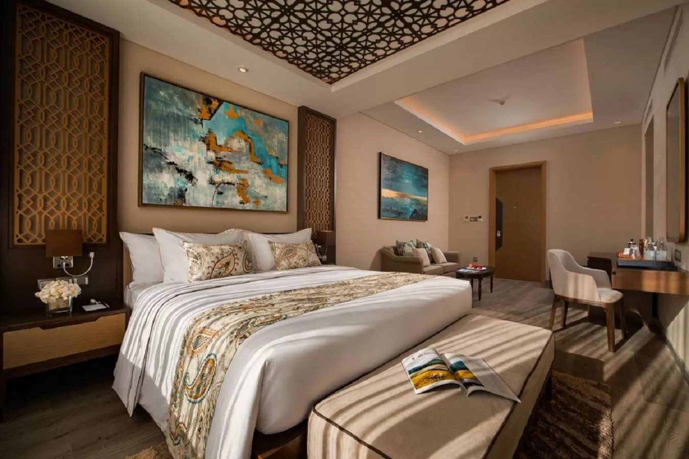 Bed in Wyndham Grand KN Paradise Cam Ranh