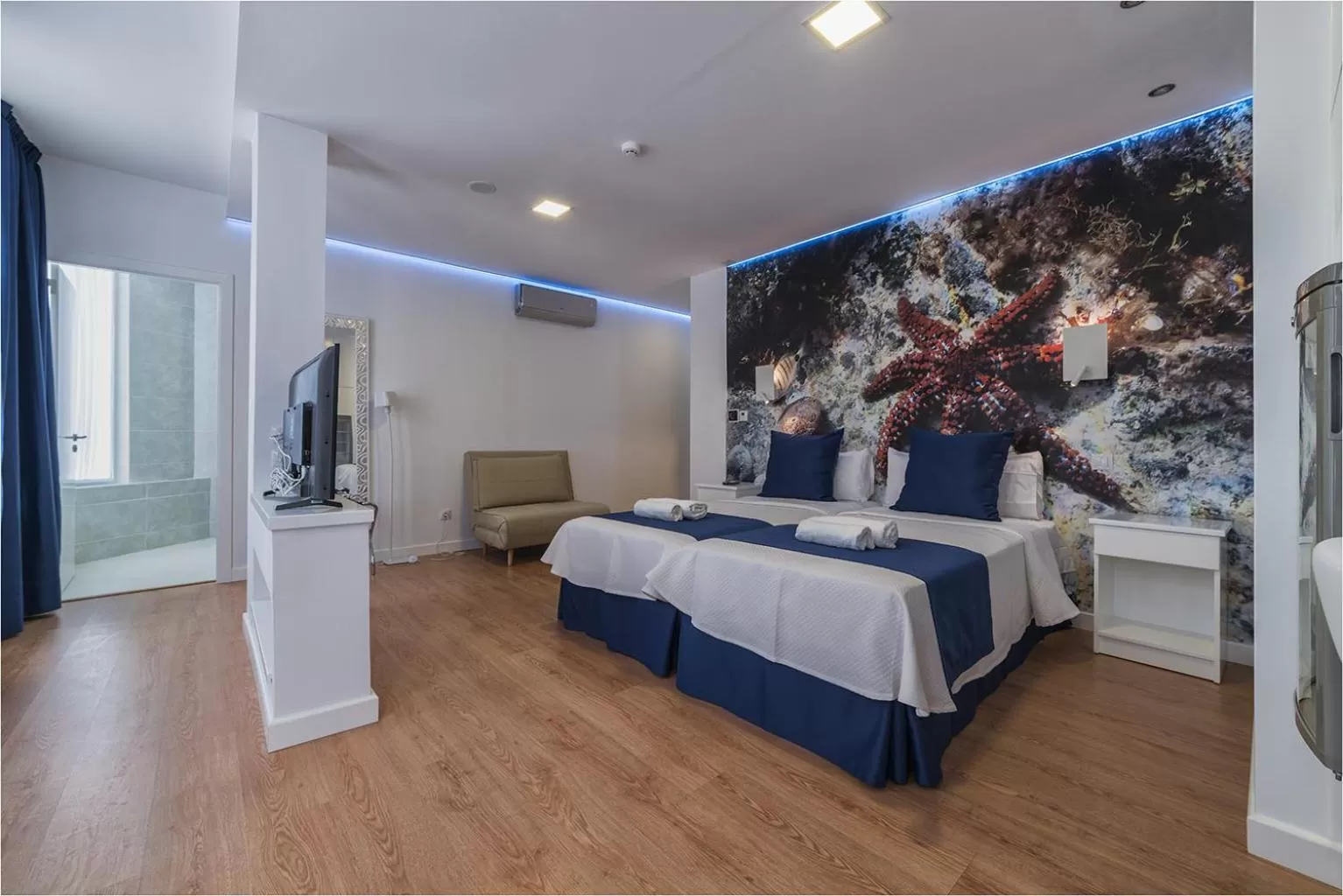 Bed in Hotel Ciudad del Mar