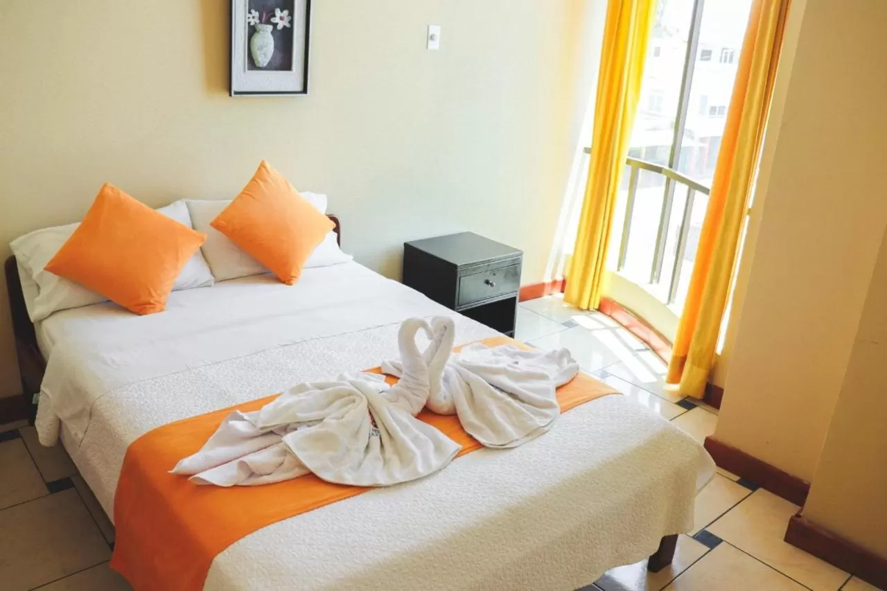 Bed in Hostal Carliza