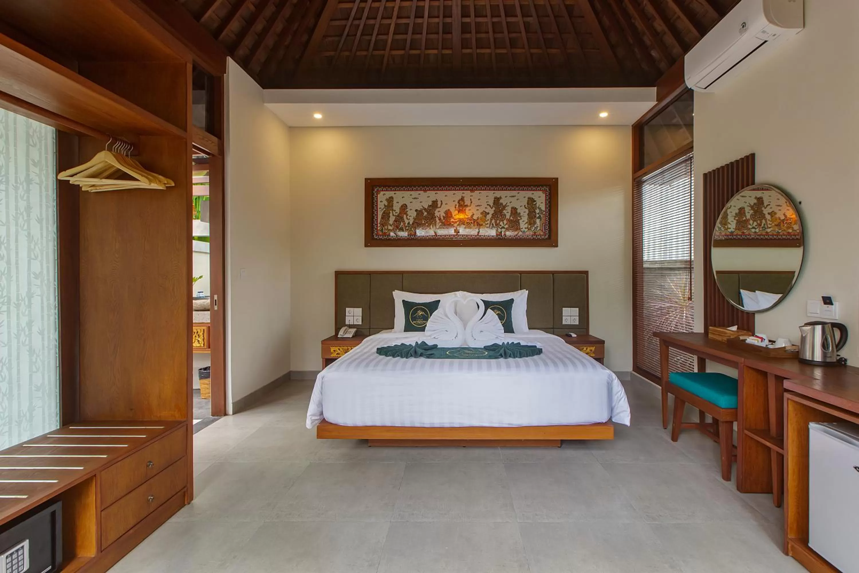 Bedroom, Bed in Alam Wayang Ubud - CHSE Certified